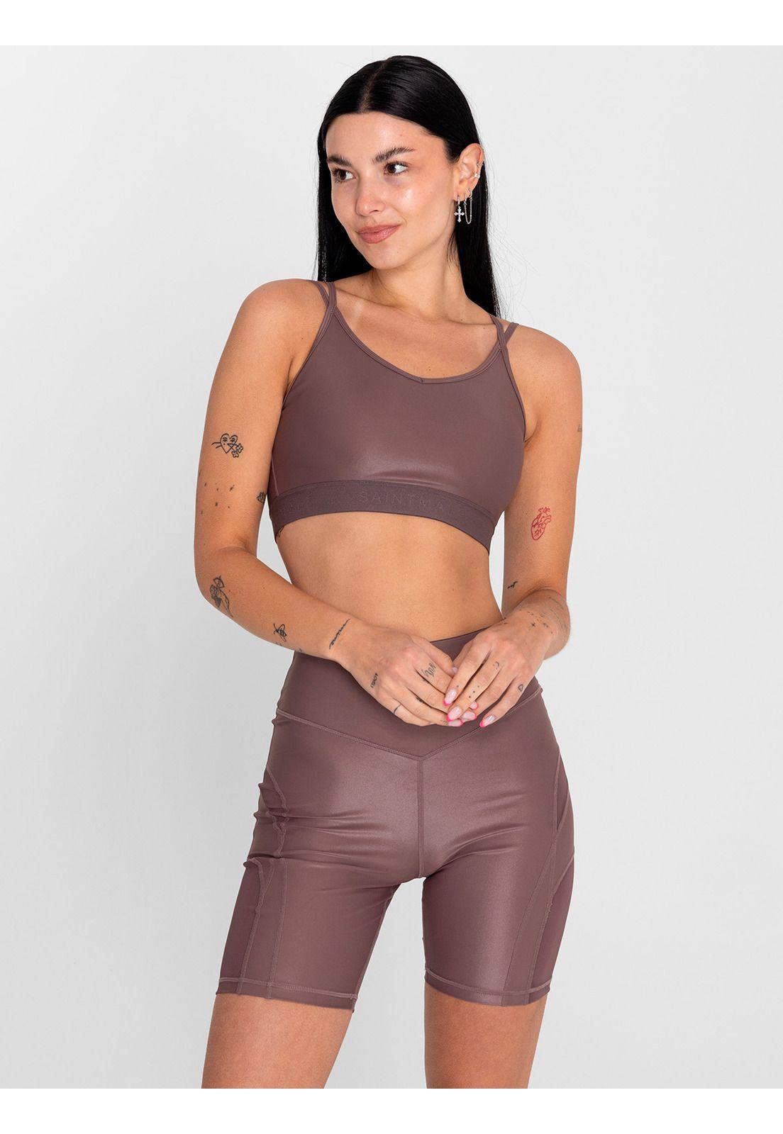 Peto deportivo Bra SAINTMALĒ Marrón Mujer-0
