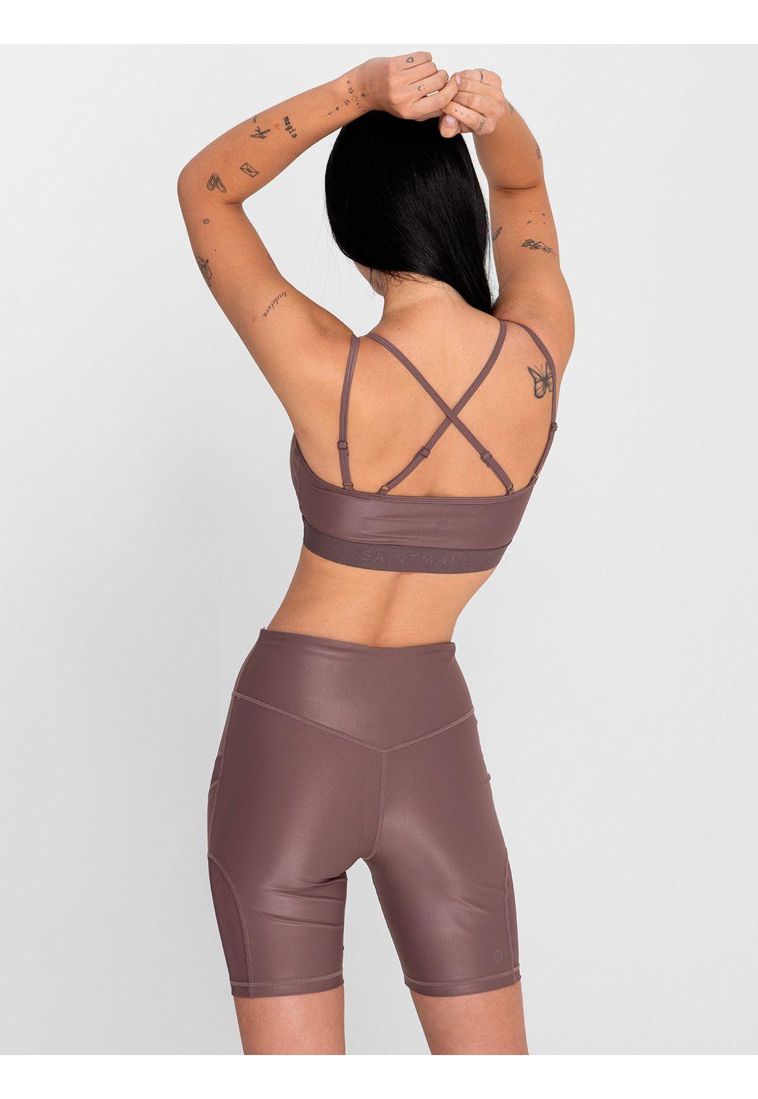 Peto deportivo Bra SAINTMALĒ Marrón Mujer-1