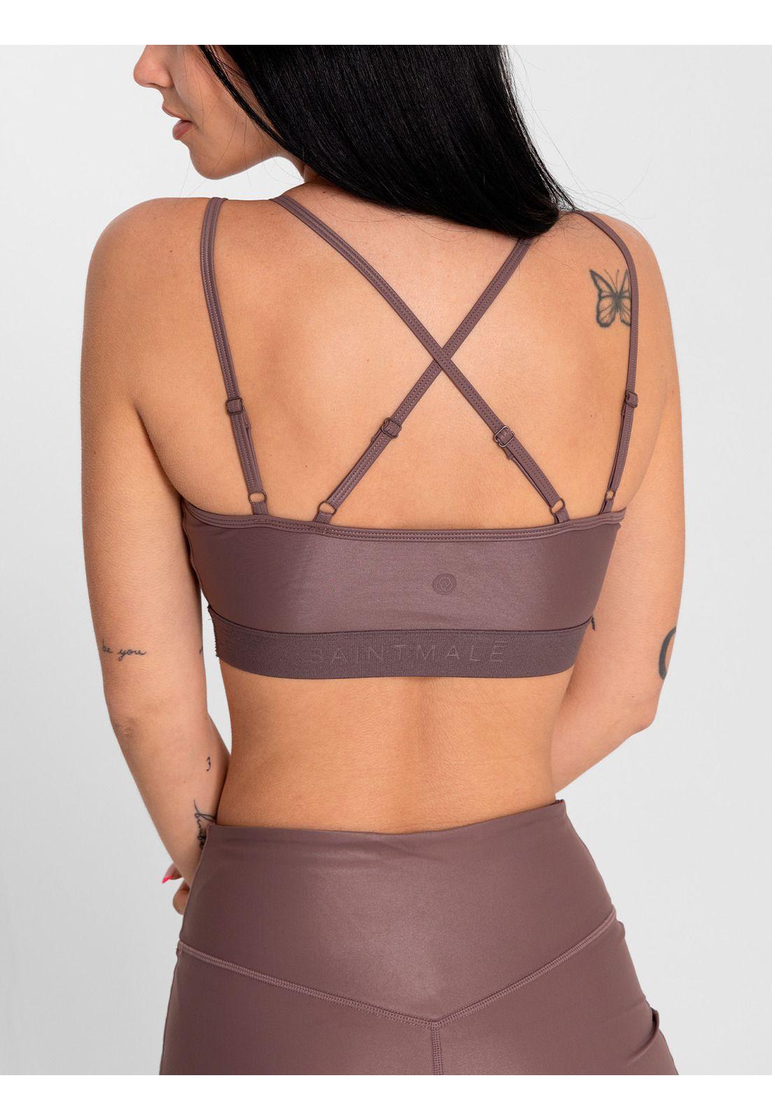 Peto deportivo Bra SAINTMALĒ Marrón Mujer-4