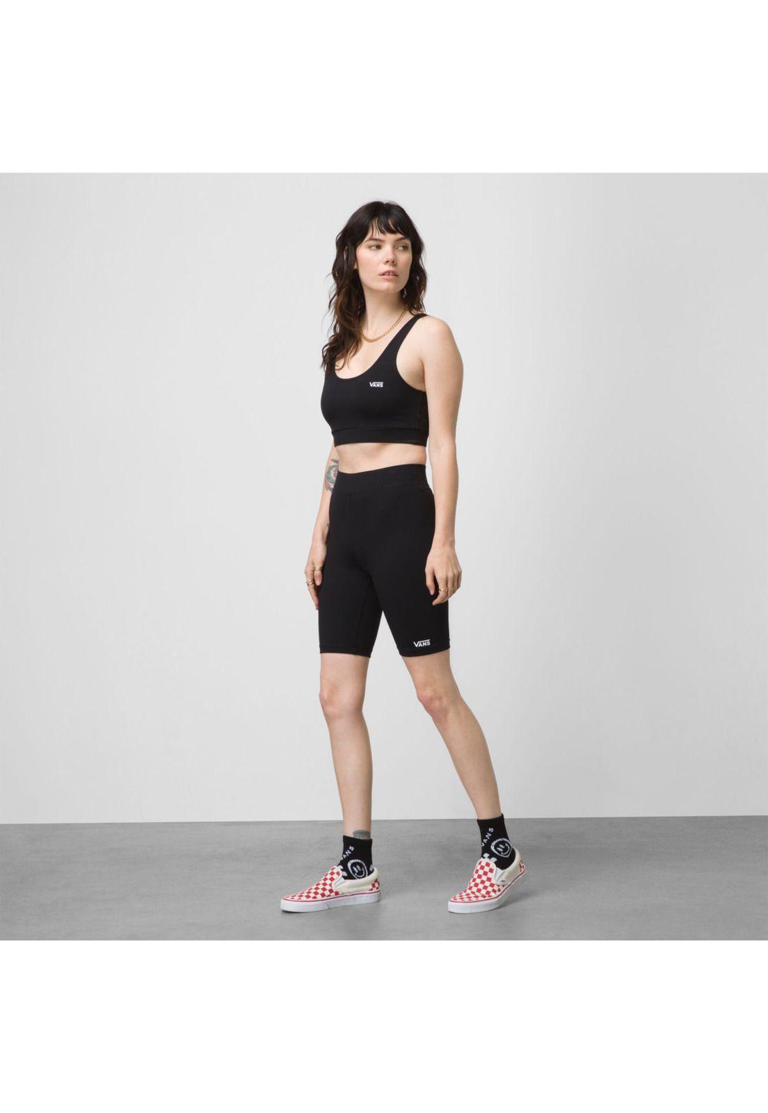 Short Wm Flying V Legging Negro Mujer-1