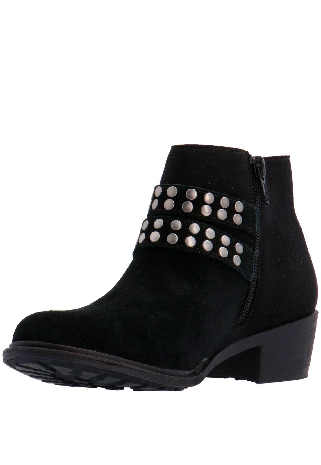 Botin Cuero Niña Suecia Negro-3