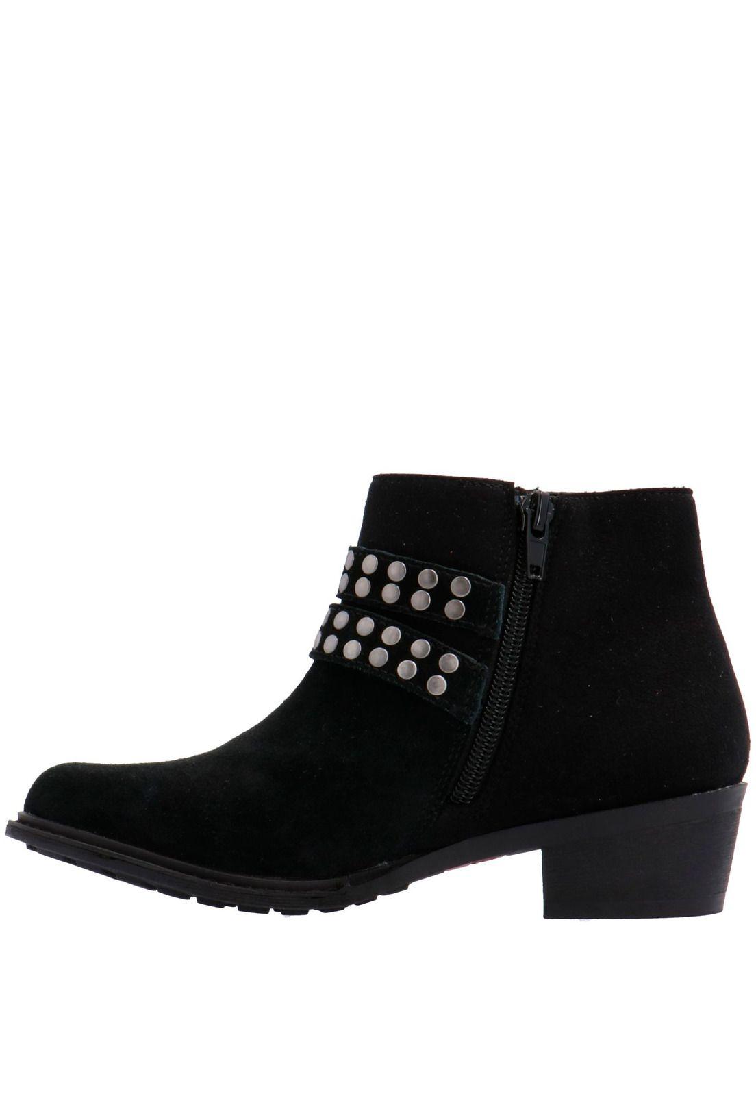 Botin Cuero Niña Suecia Negro-4