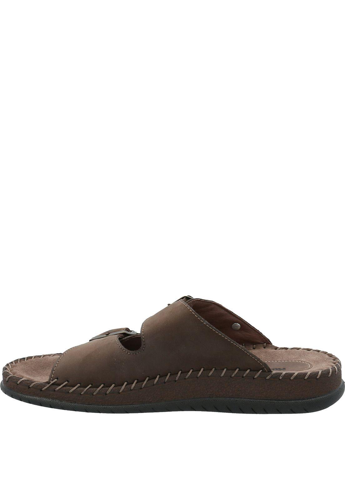 Sandalia Cuero Hombre Umbe Café-4