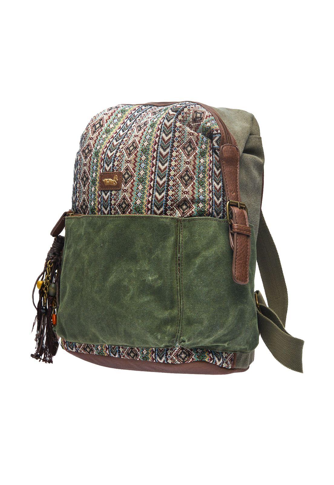 Mochila Mujer Viena Back Verde-1