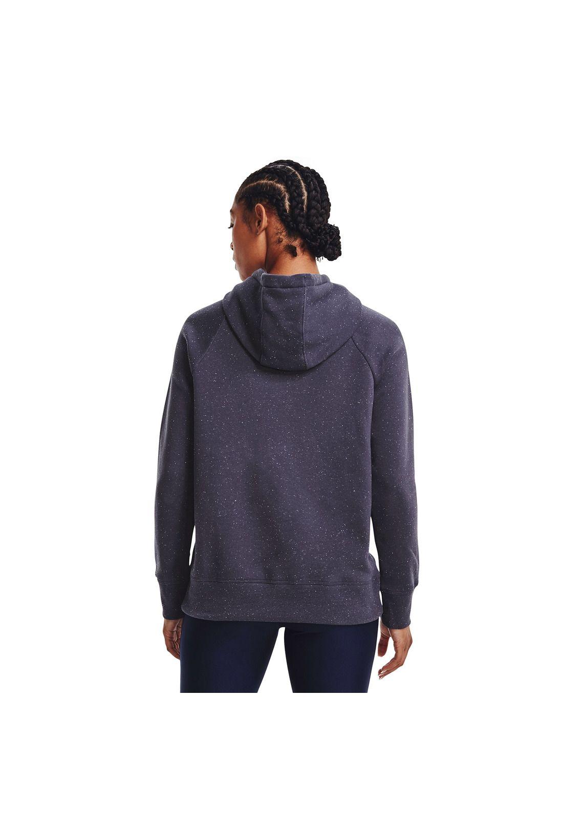 Polerón Mujer Rival Flce Logo Hdie Gris-3