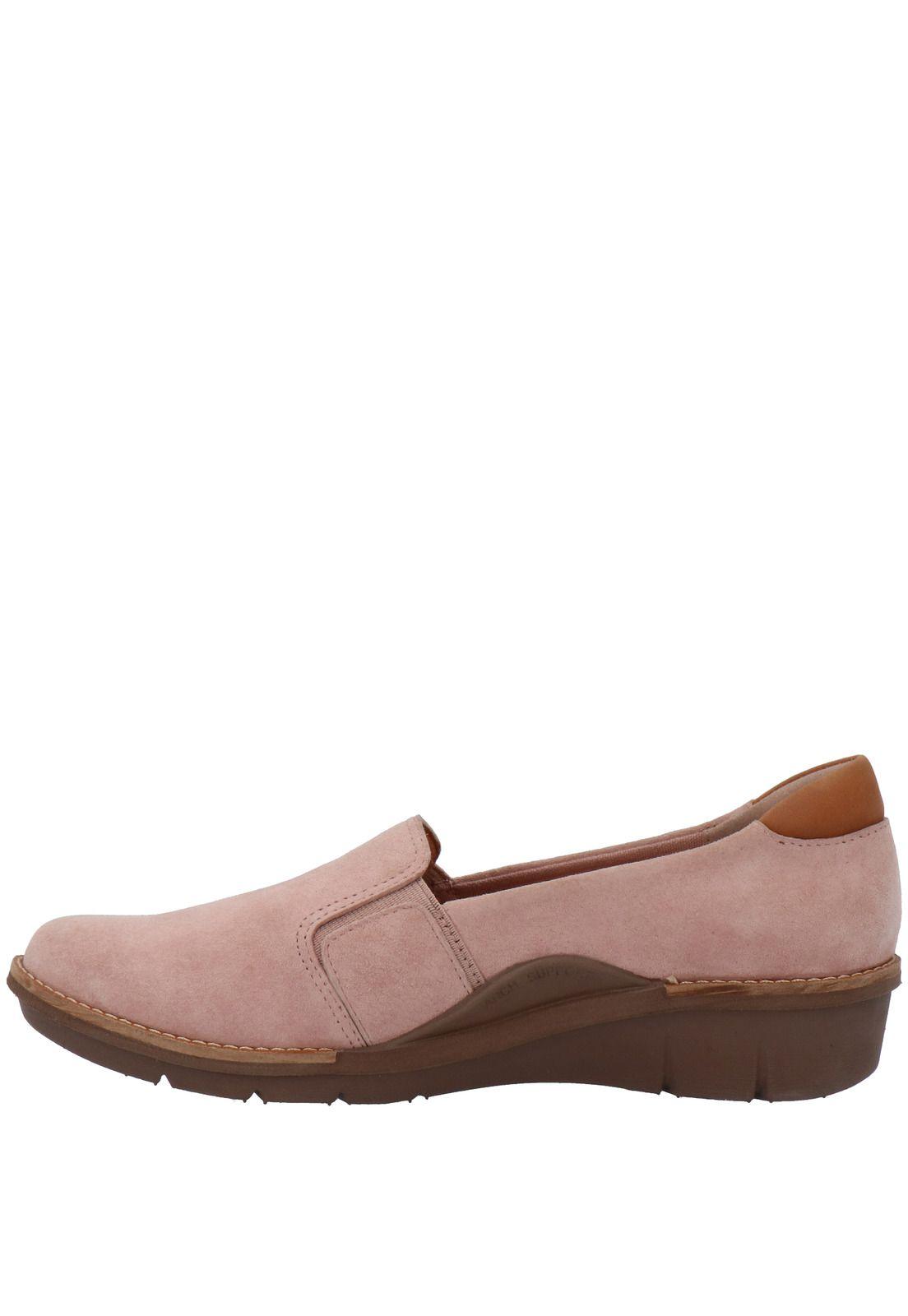 Slip On Cuero Mujer Breeze Rosa-0