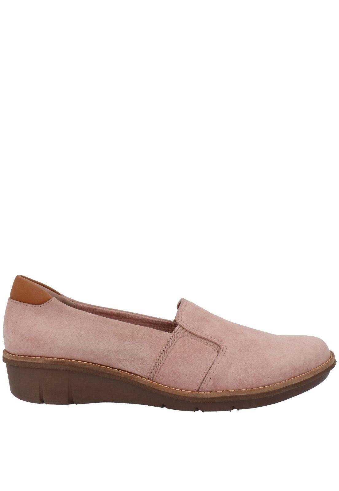 Slip On Cuero Mujer Breeze Rosa-1
