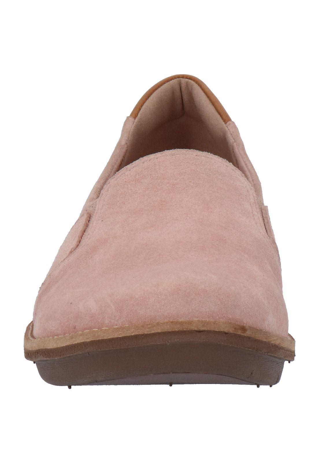 Slip On Cuero Mujer Breeze Rosa-2