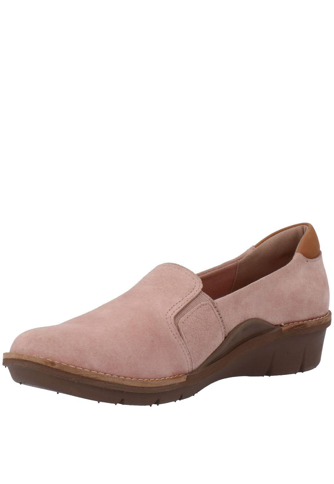 Slip On Cuero Mujer Breeze Rosa-3