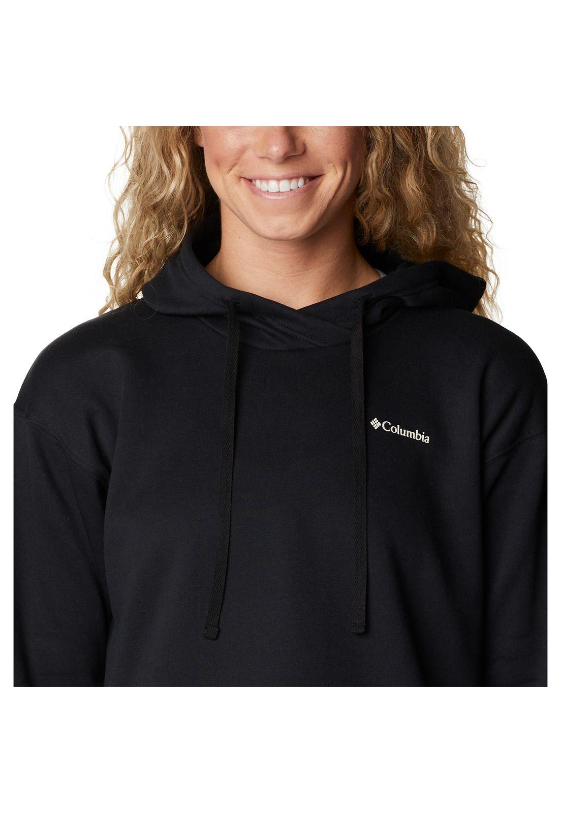 Polerón Mujer Trek Special Graphic Negro-1