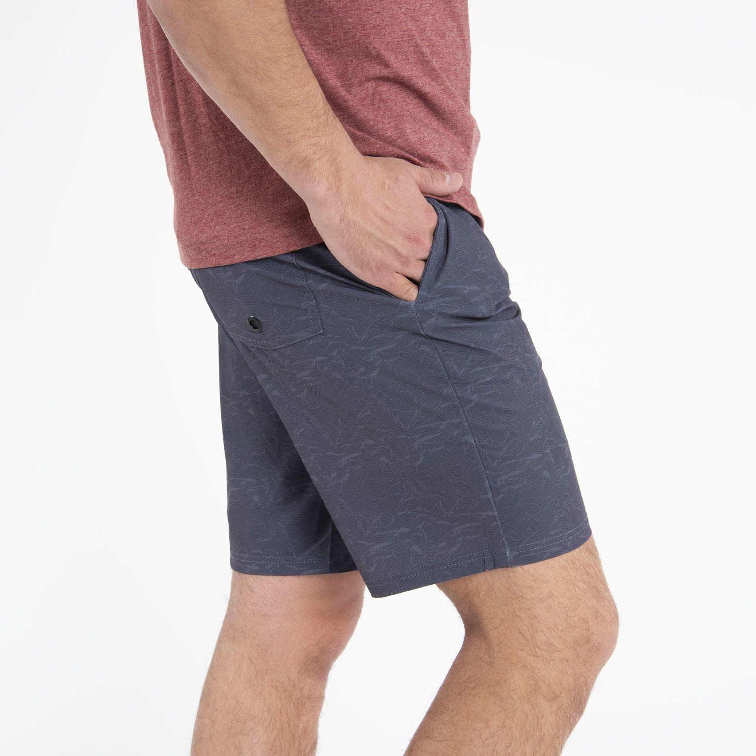 Traje De Baño Hombre Wave Boardshort Gris-1