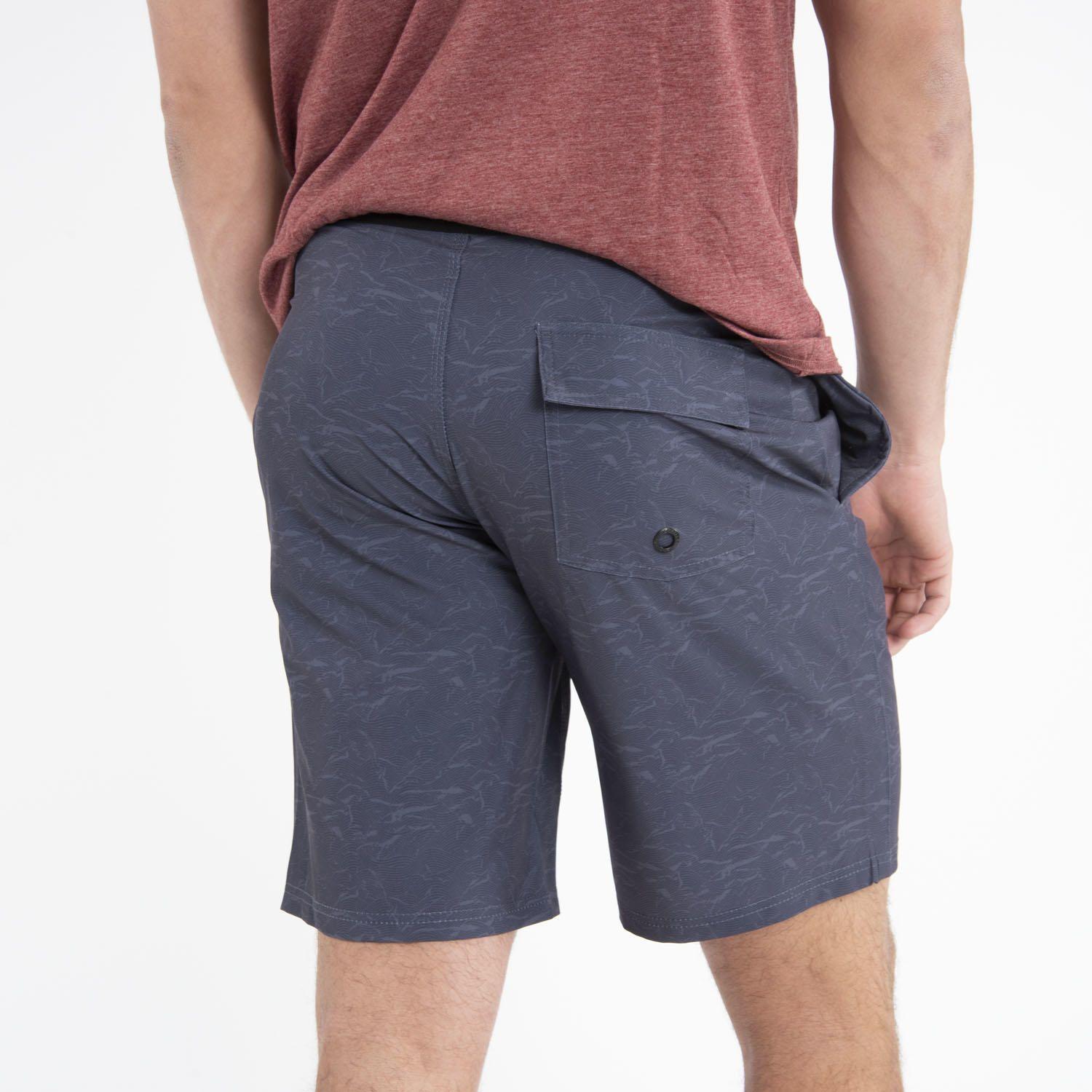 Traje De Baño Hombre Wave Boardshort Gris-2