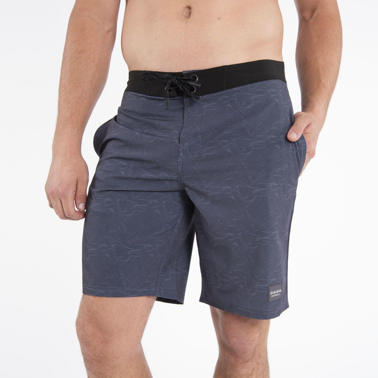 Traje De Baño Hombre Wave Boardshort Gris-4