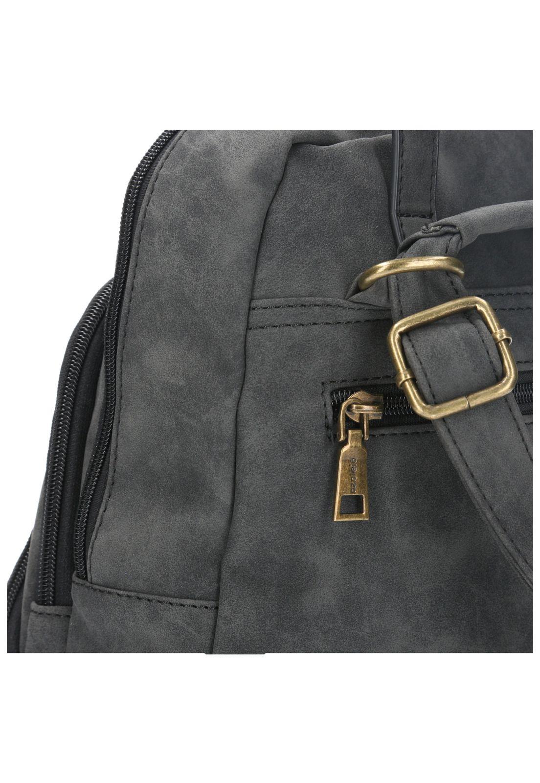 Mochila Convertible Mujer Lisboa Backbag Negro-4