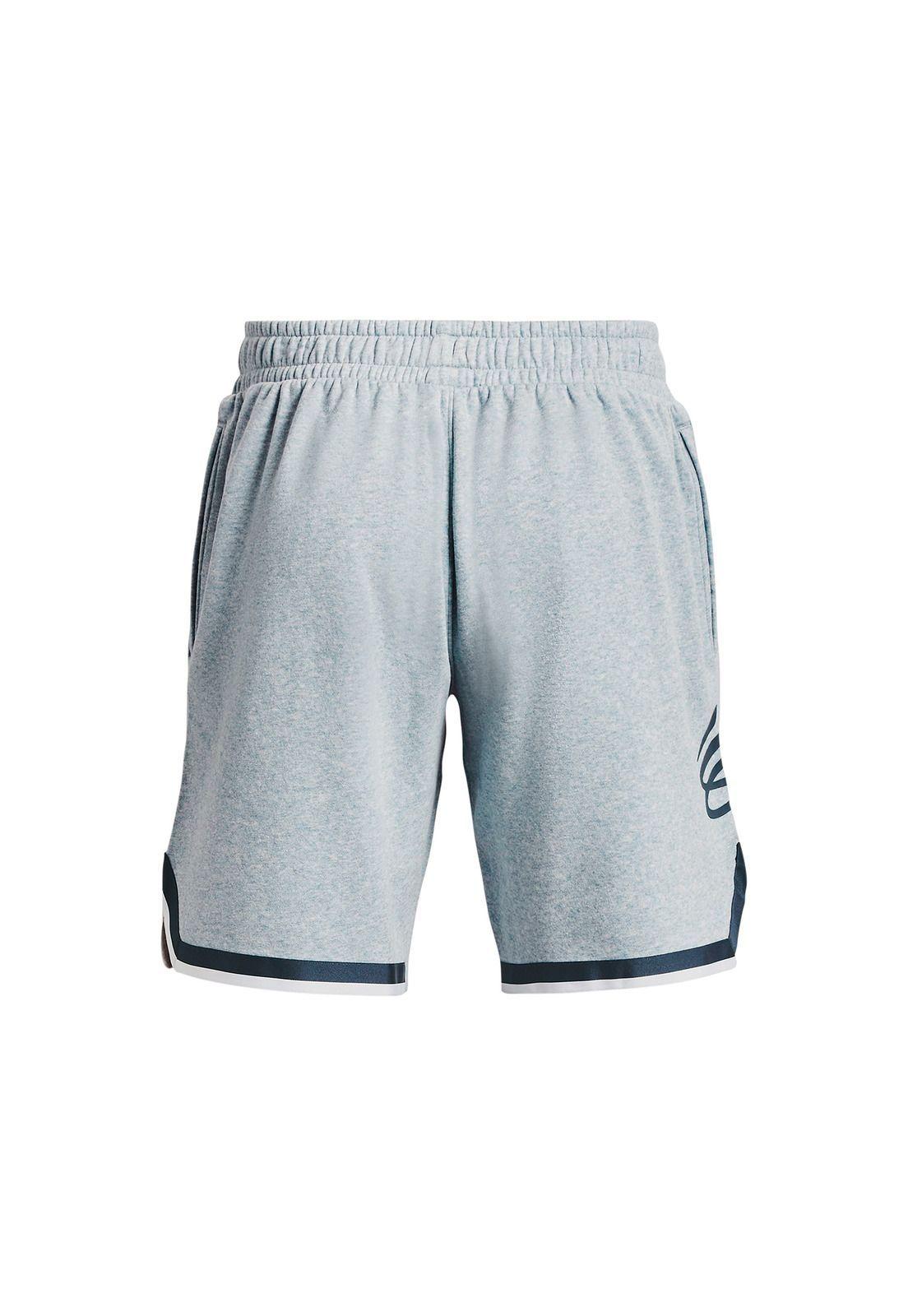 Short Hombre Curry Fleece 9 Sho Azul-1