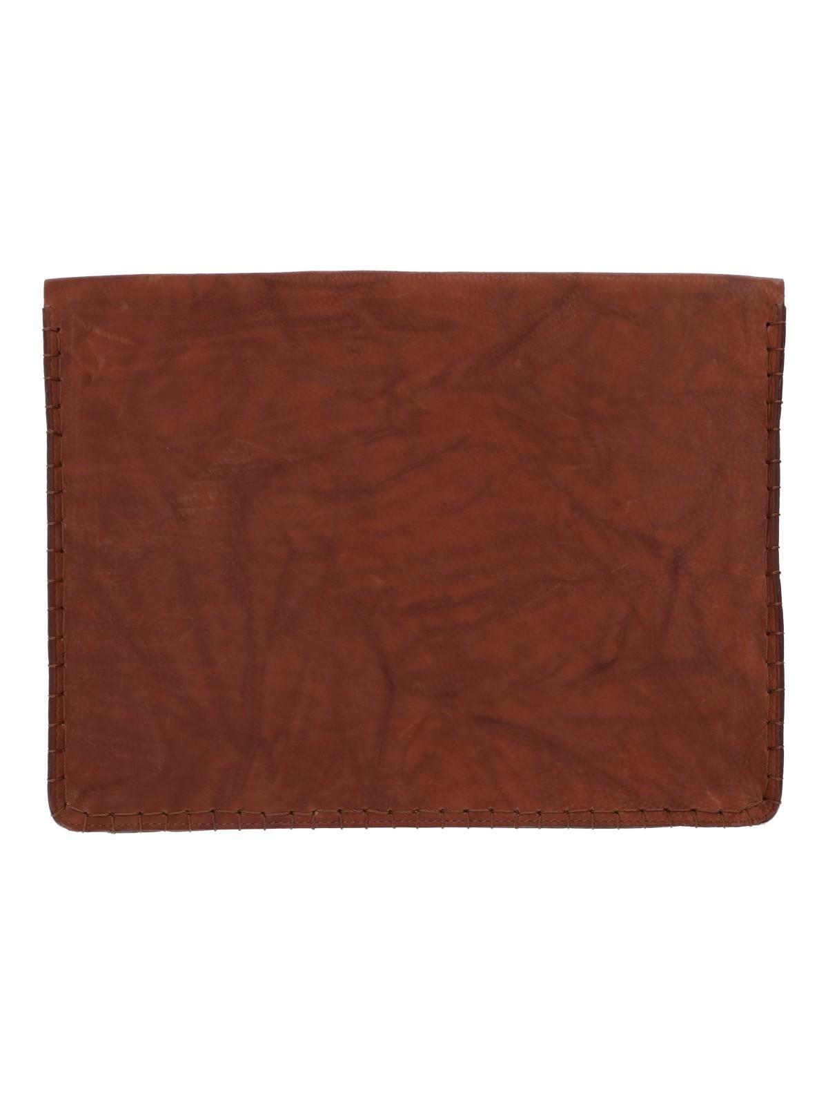 Maletín Cuero Unisex Aq Lauda Sleeve Café-2