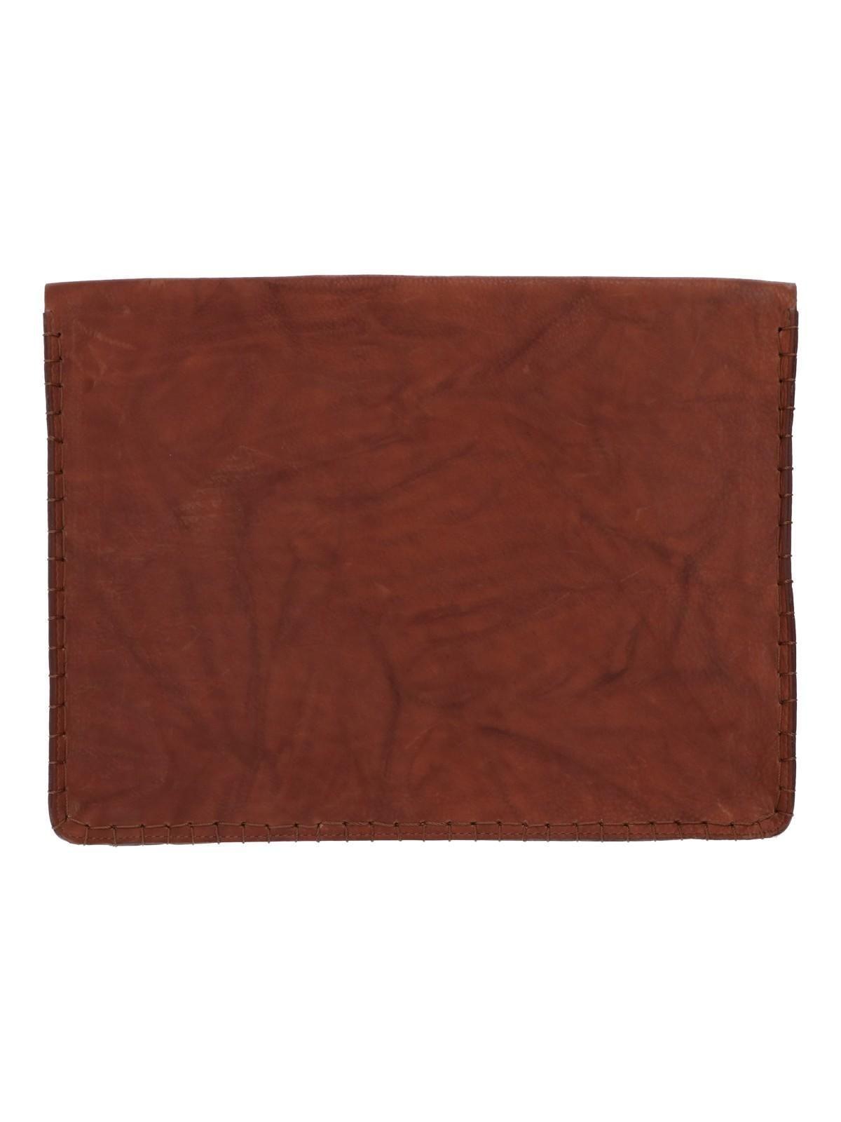Maletín Cuero Unisex Aq Lauda Sleeve Café-2