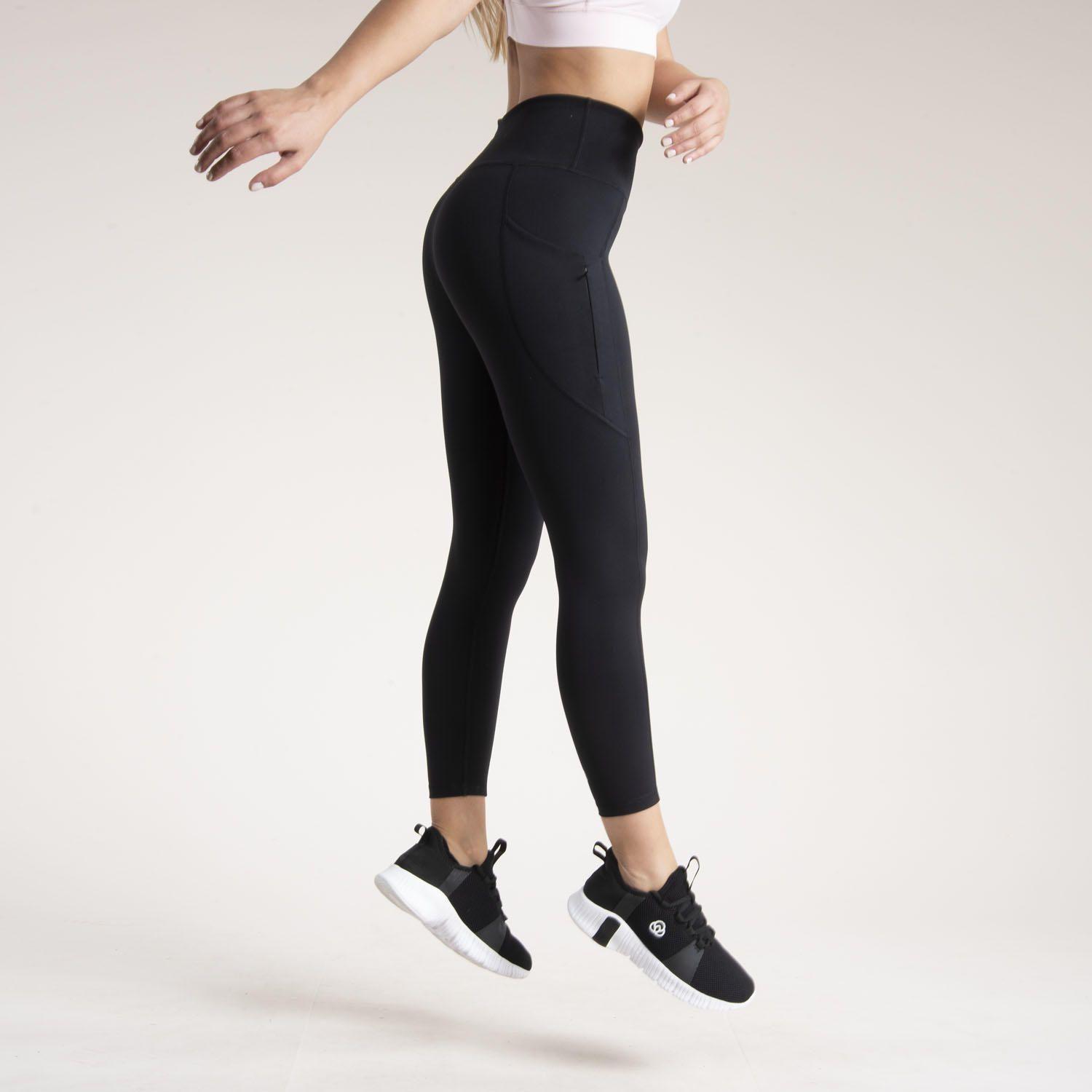 Calza Mujer Francia Ankle L  Hi Negro-1