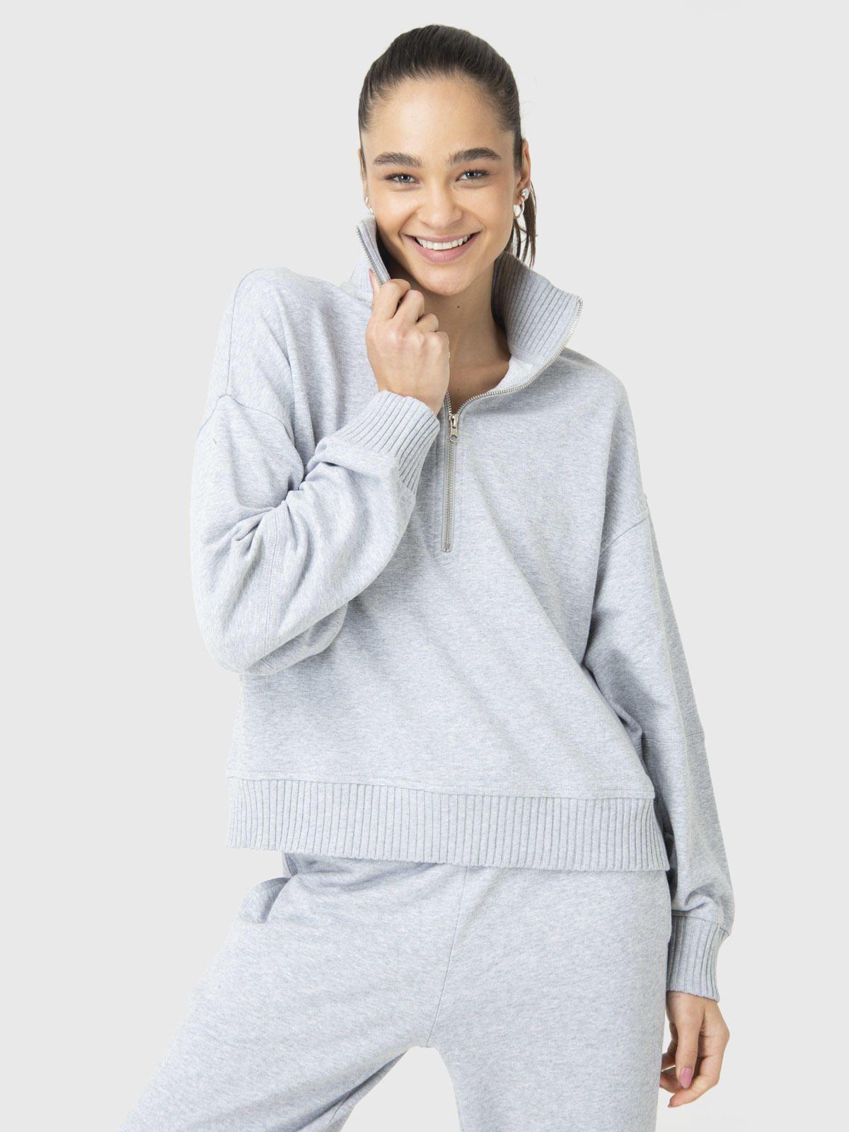 Polerón Mujer Lia Gris-1
