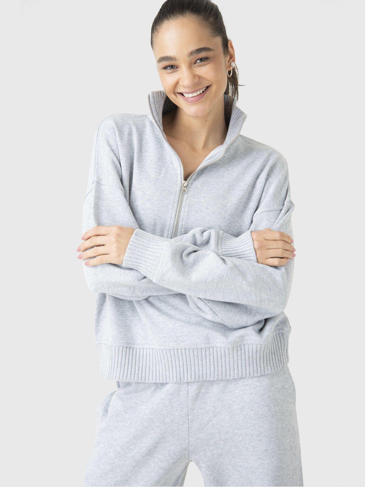 Polerón Mujer Lia Gris-4