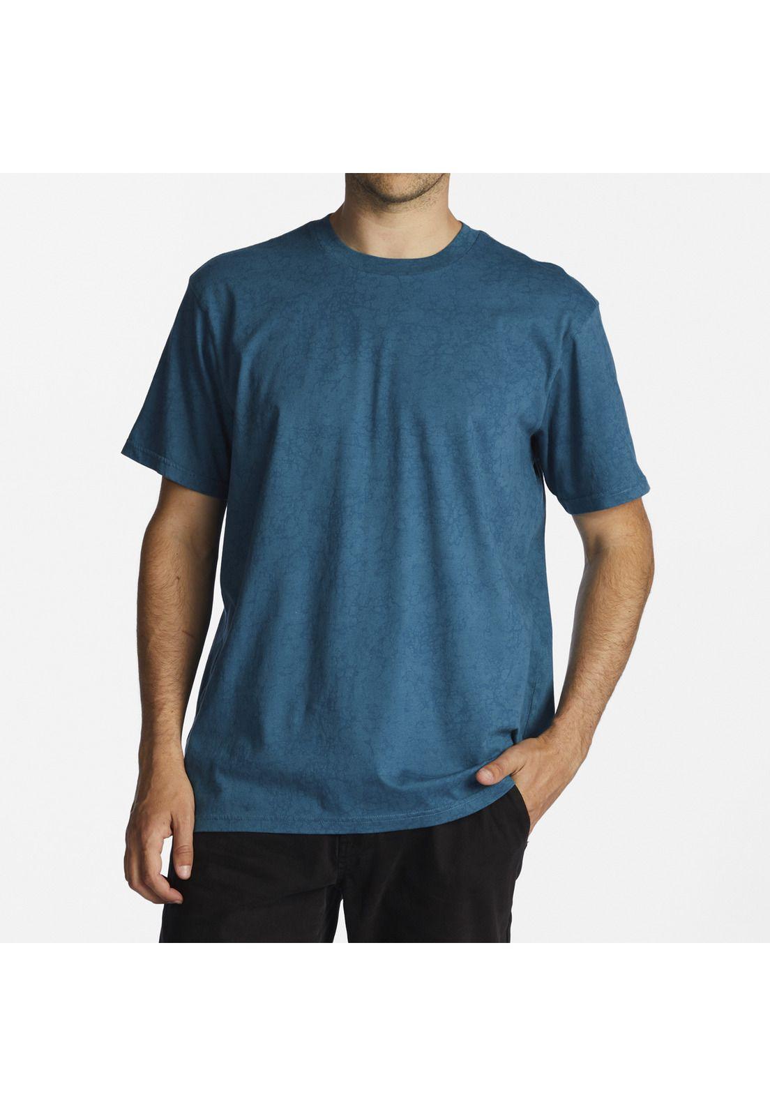 Polera M/C Hombre Essential Wash M Azul-0