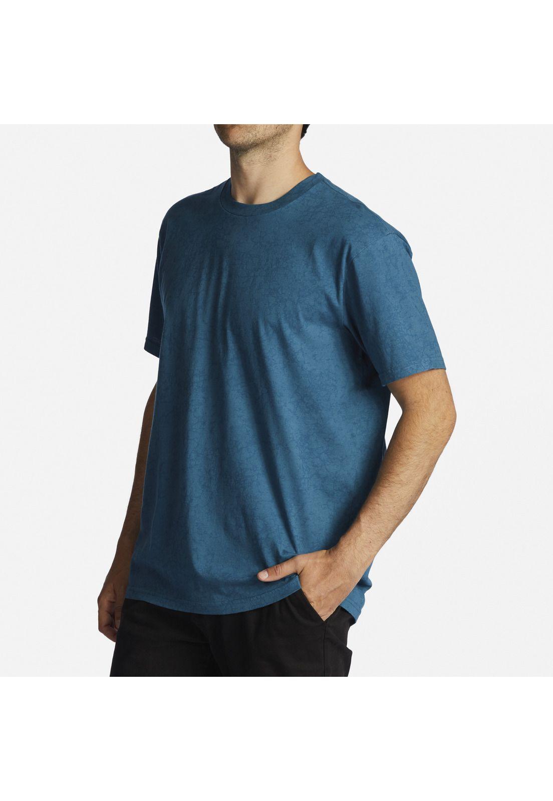 Polera M/C Hombre Essential Wash M Azul-1