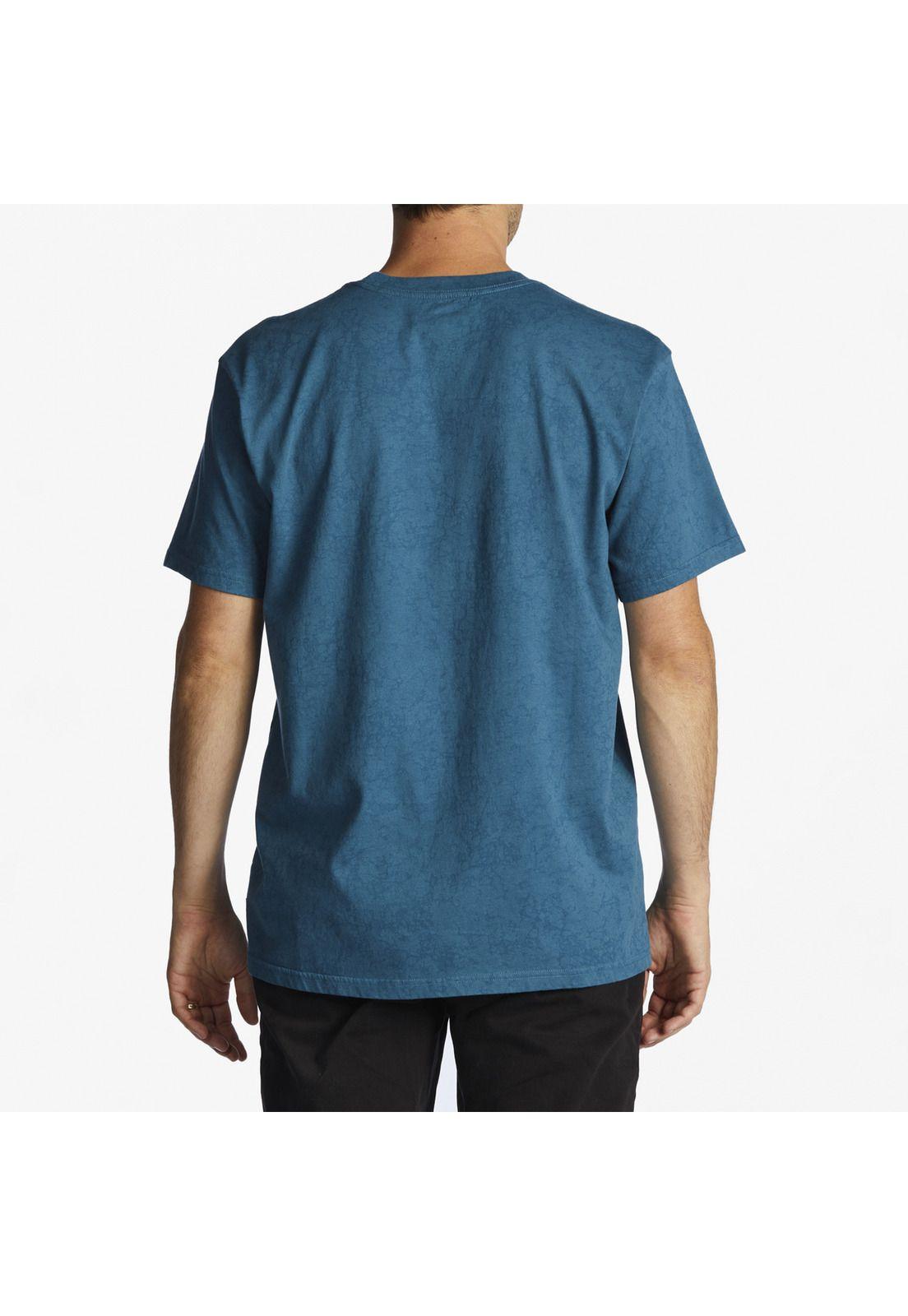 Polera M/C Hombre Essential Wash M Azul-3