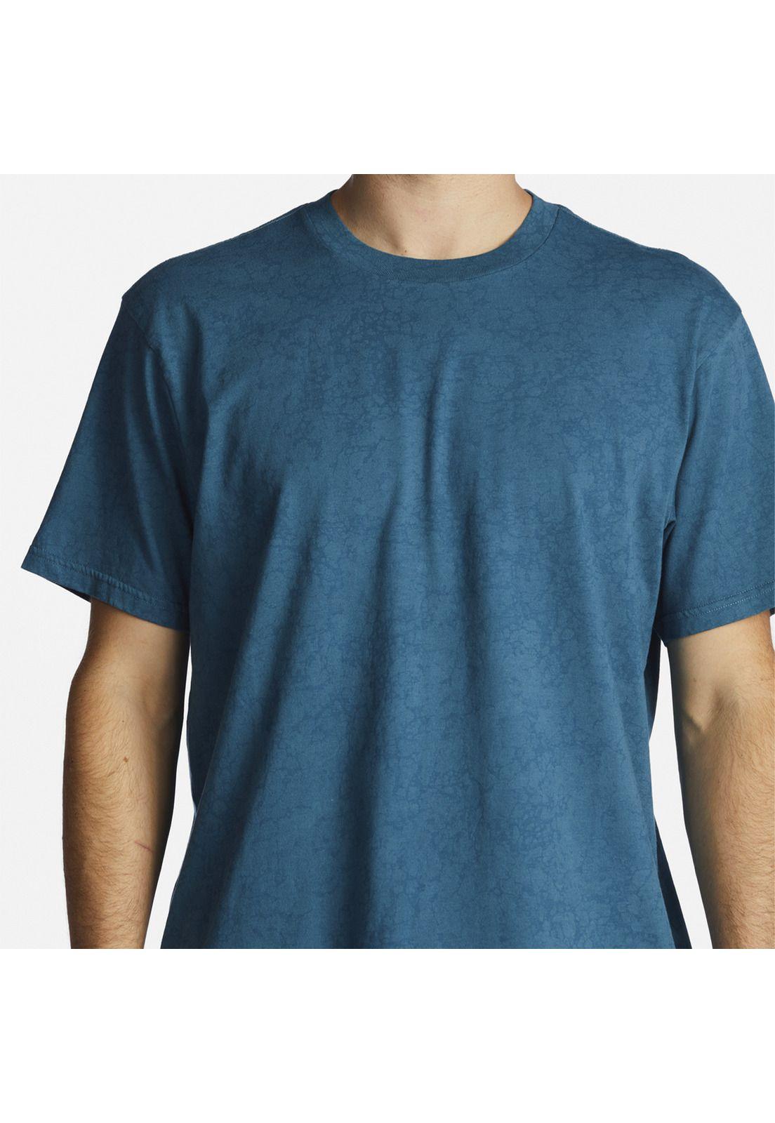 Polera M/C Hombre Essential Wash M Azul-4