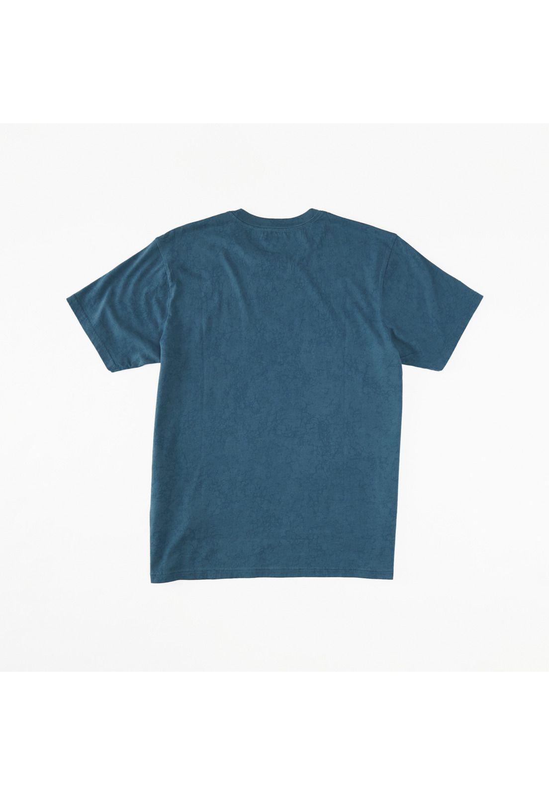 Polera M/C Hombre Essential Wash M Azul-6