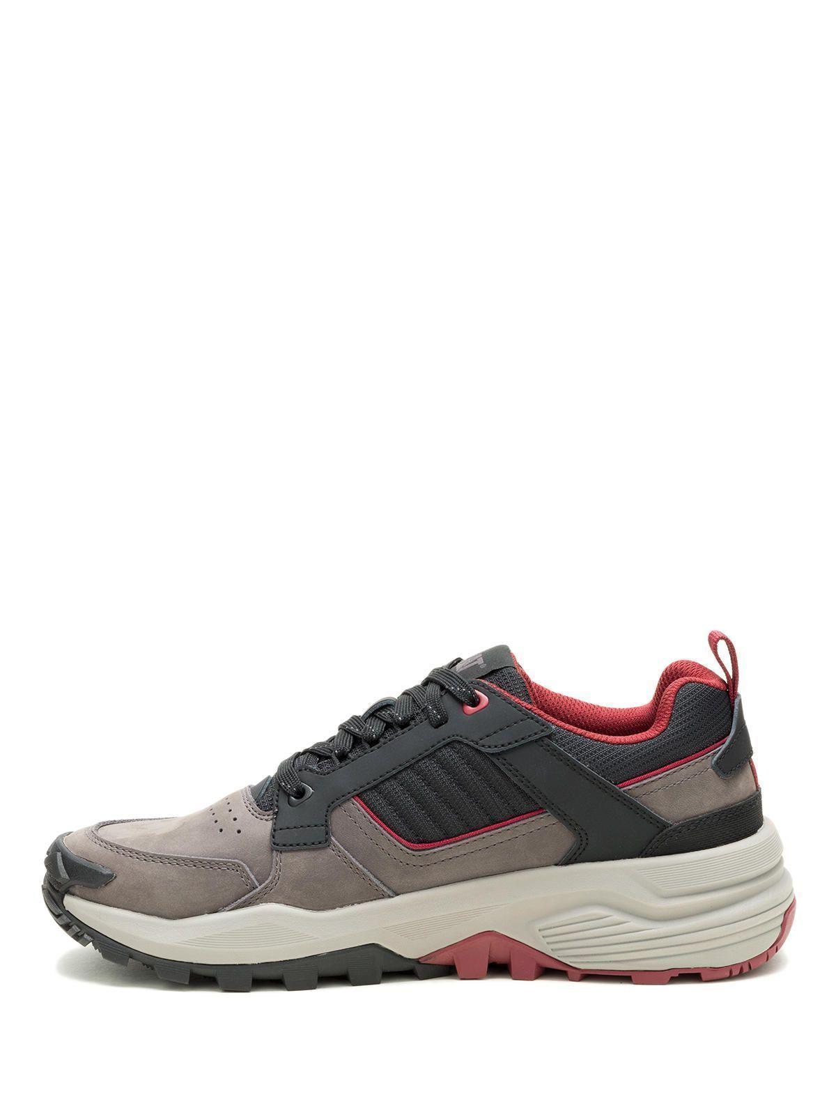 Zapatilla Cuero Hombre Grapple Leather Gris-3