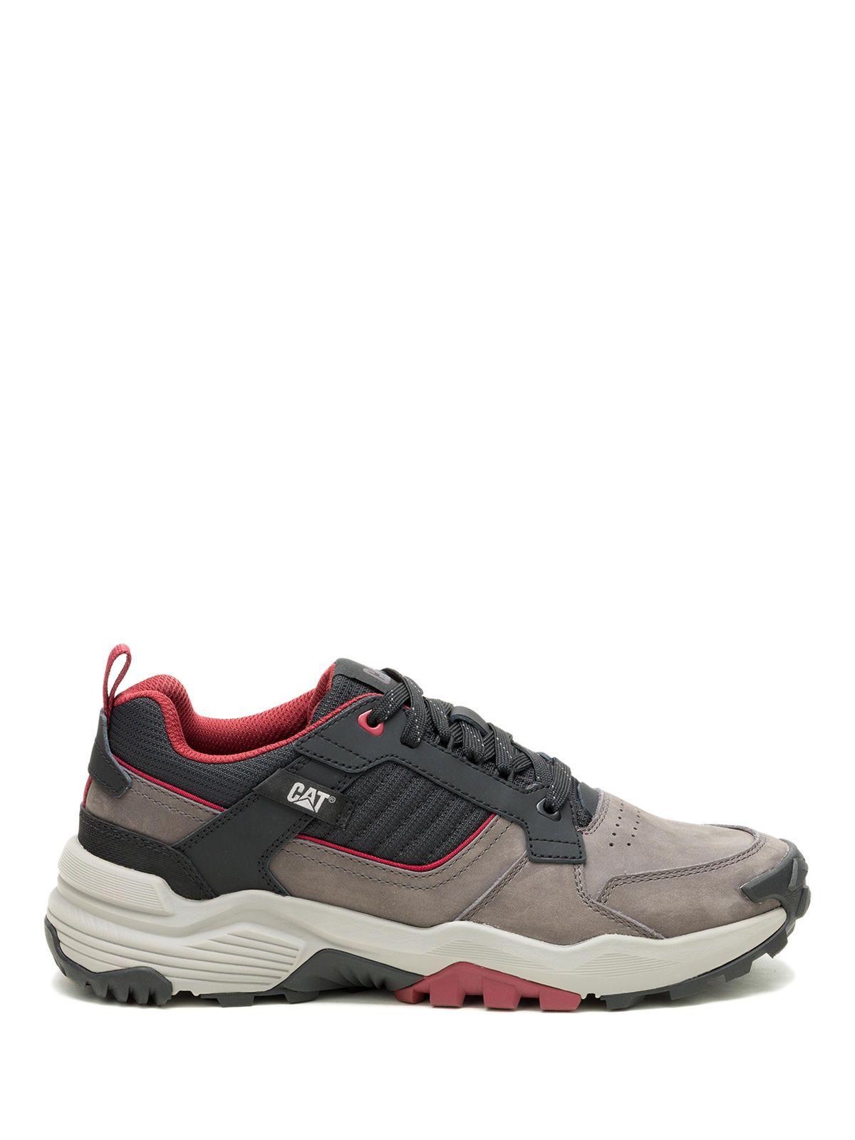 Zapatilla Cuero Hombre Grapple Leather Gris-1