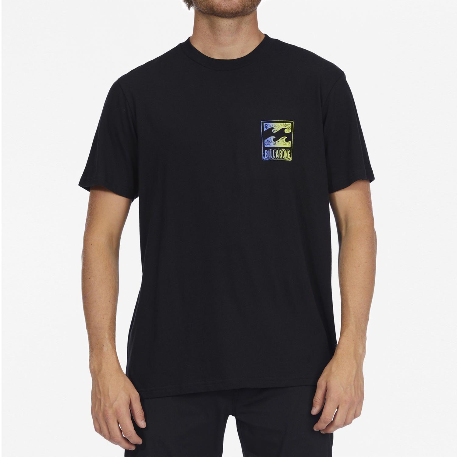 Polera M/C Hombre Crayon Wave M Tees Negro-0