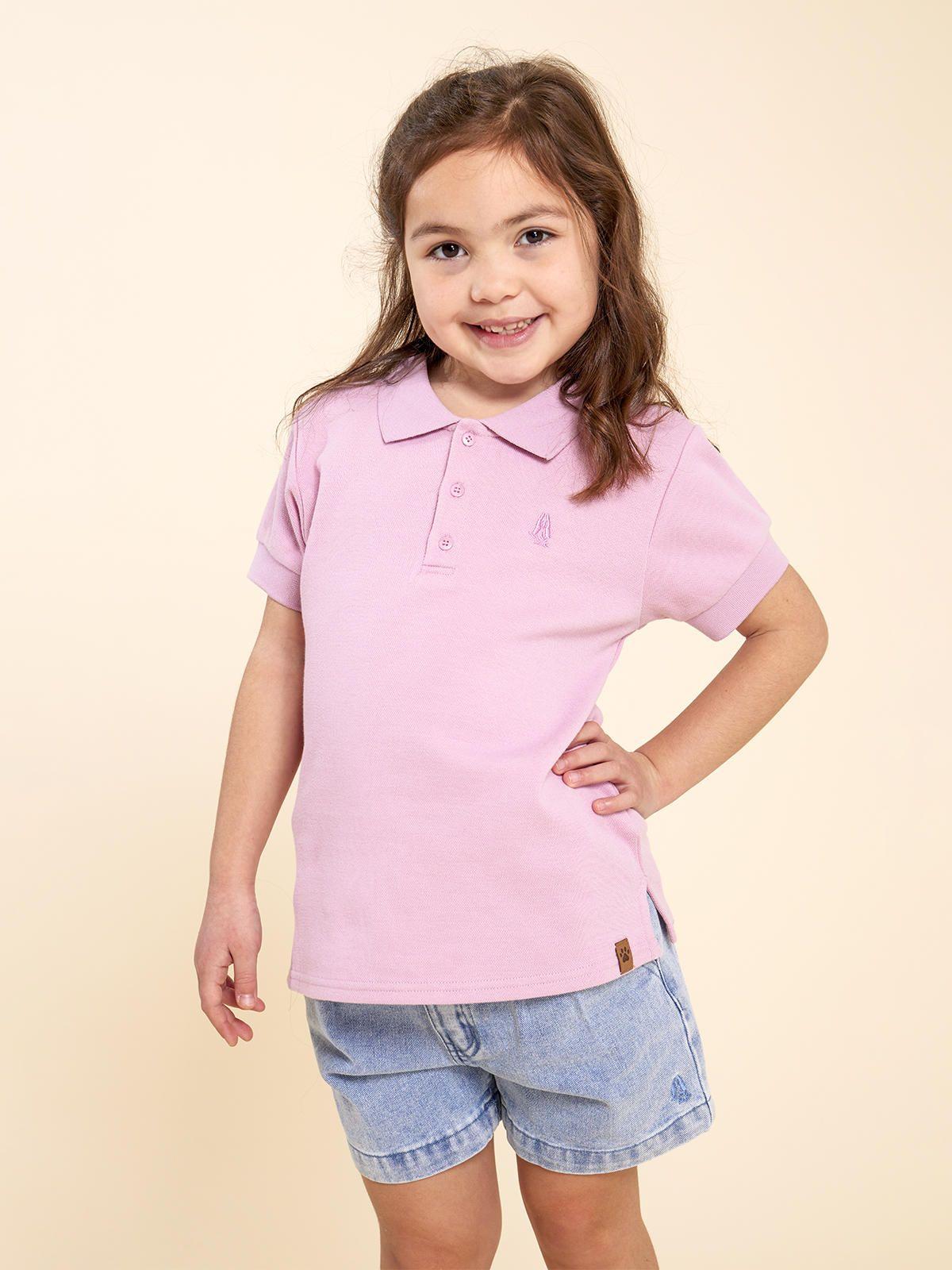 Polera Niña Springboks Rosado-3
