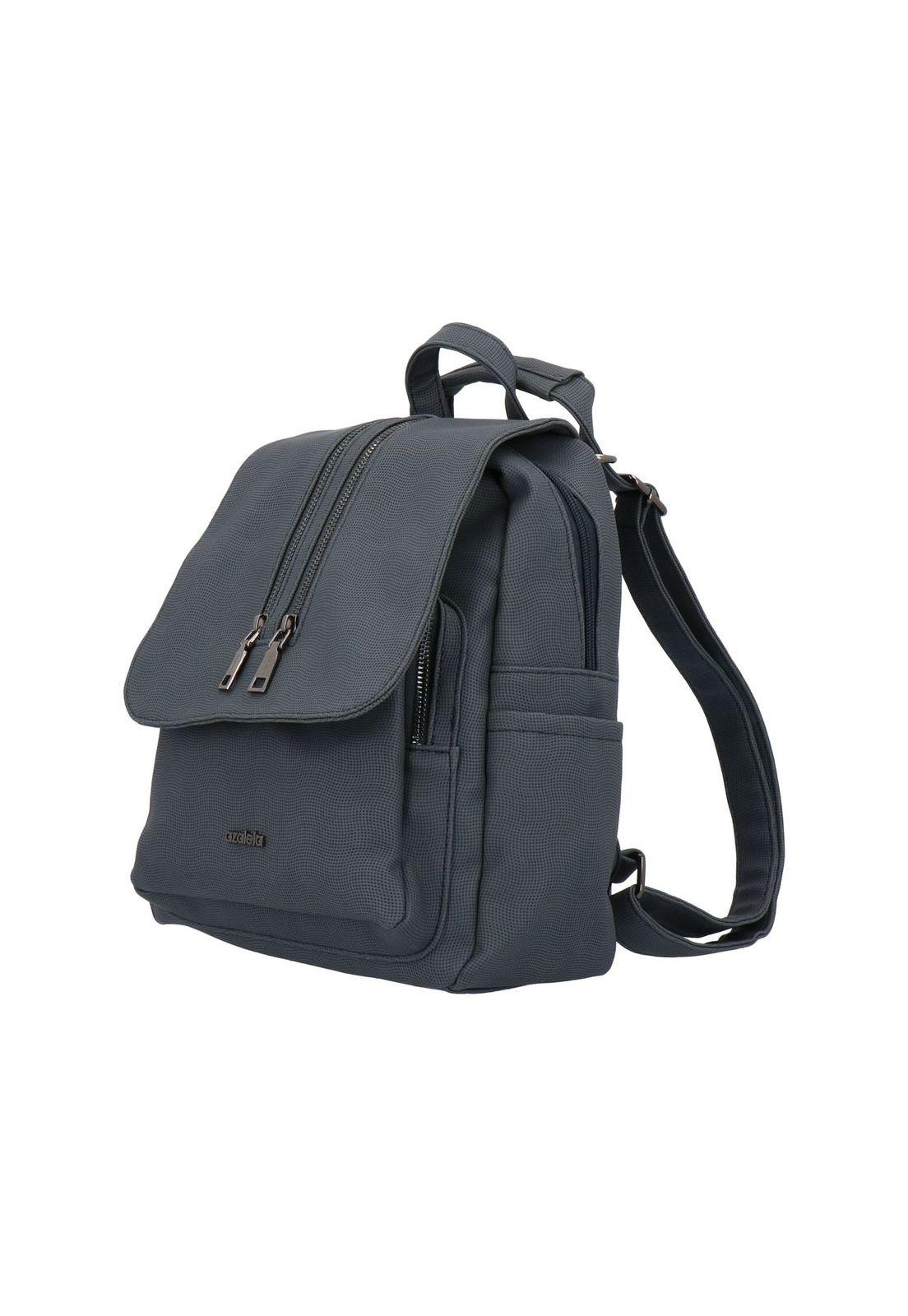Cartera Mochila Convertible Berta Casual Denim-1