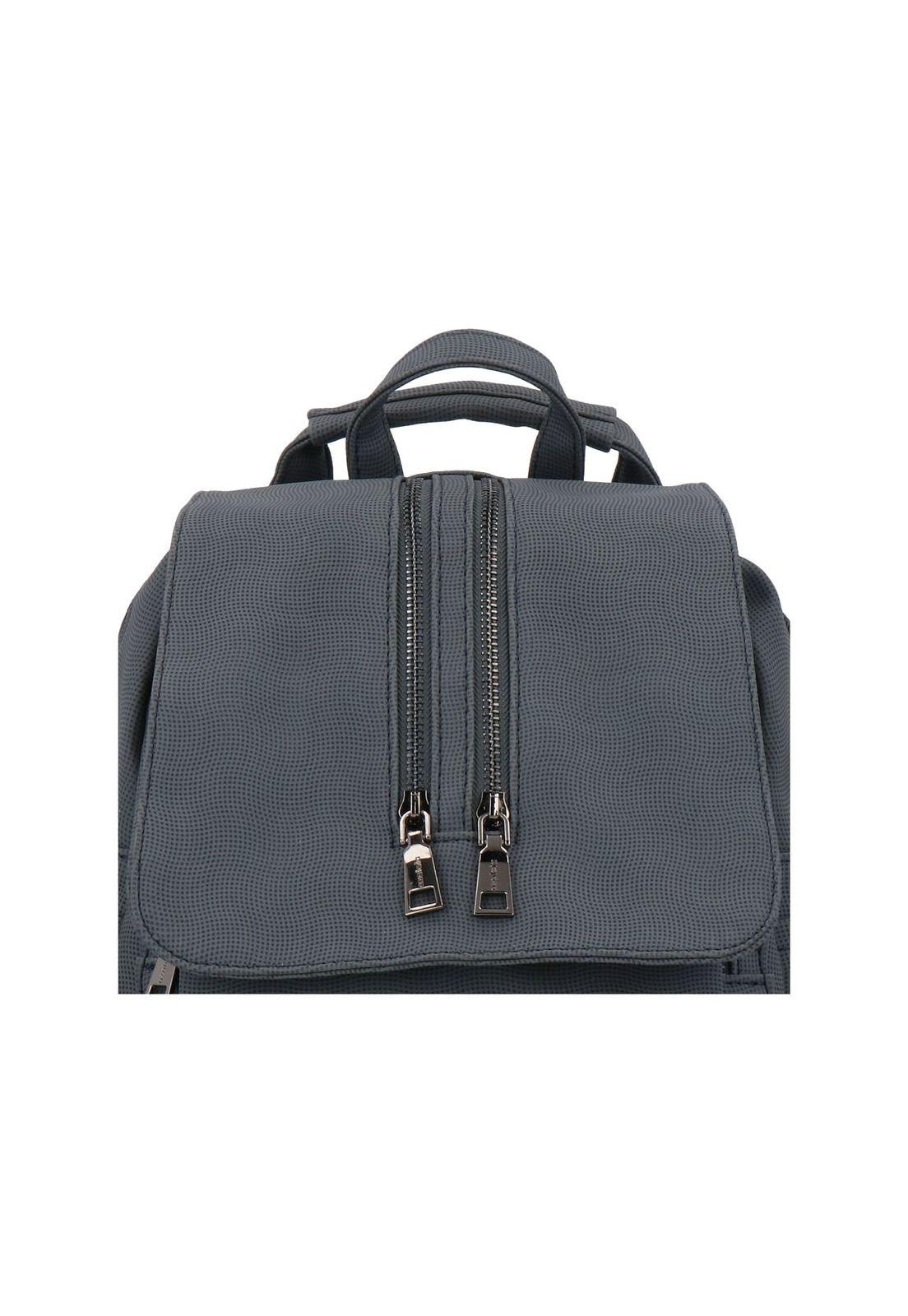 Cartera Mochila Convertible Berta Casual Denim-4