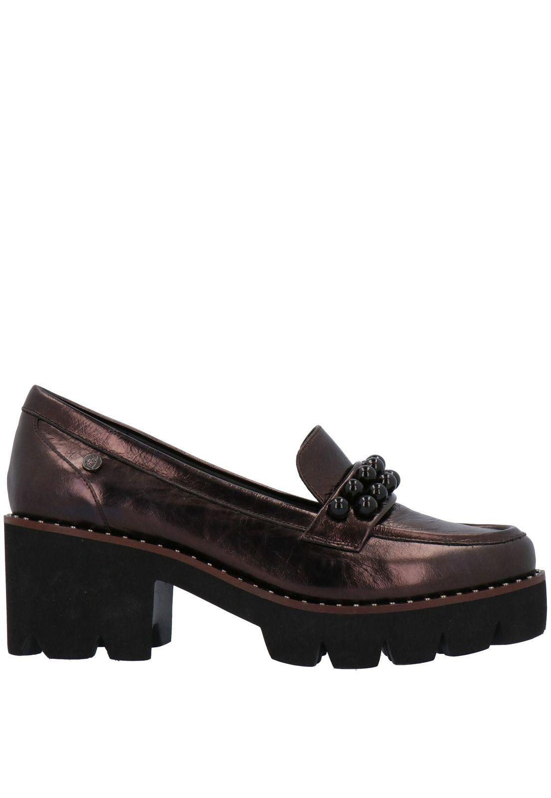Zapato Mujer Cuero Valtice Gris-1