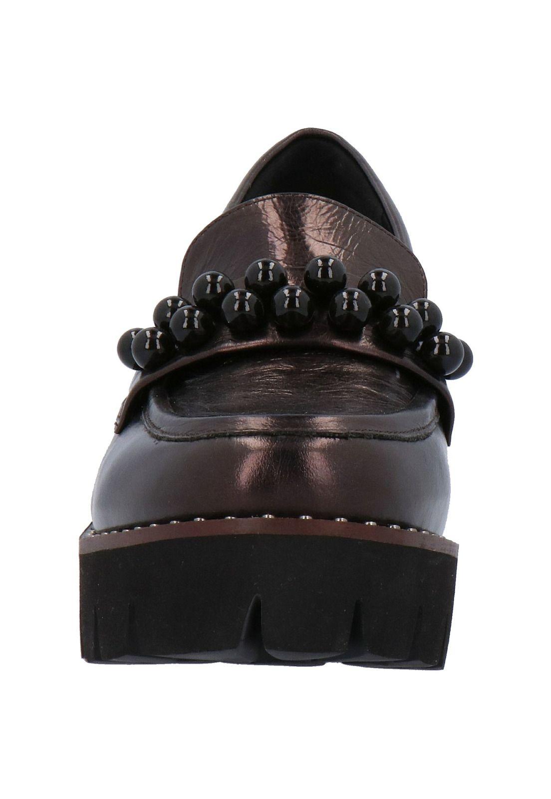 Zapato Mujer Cuero Valtice Gris-2