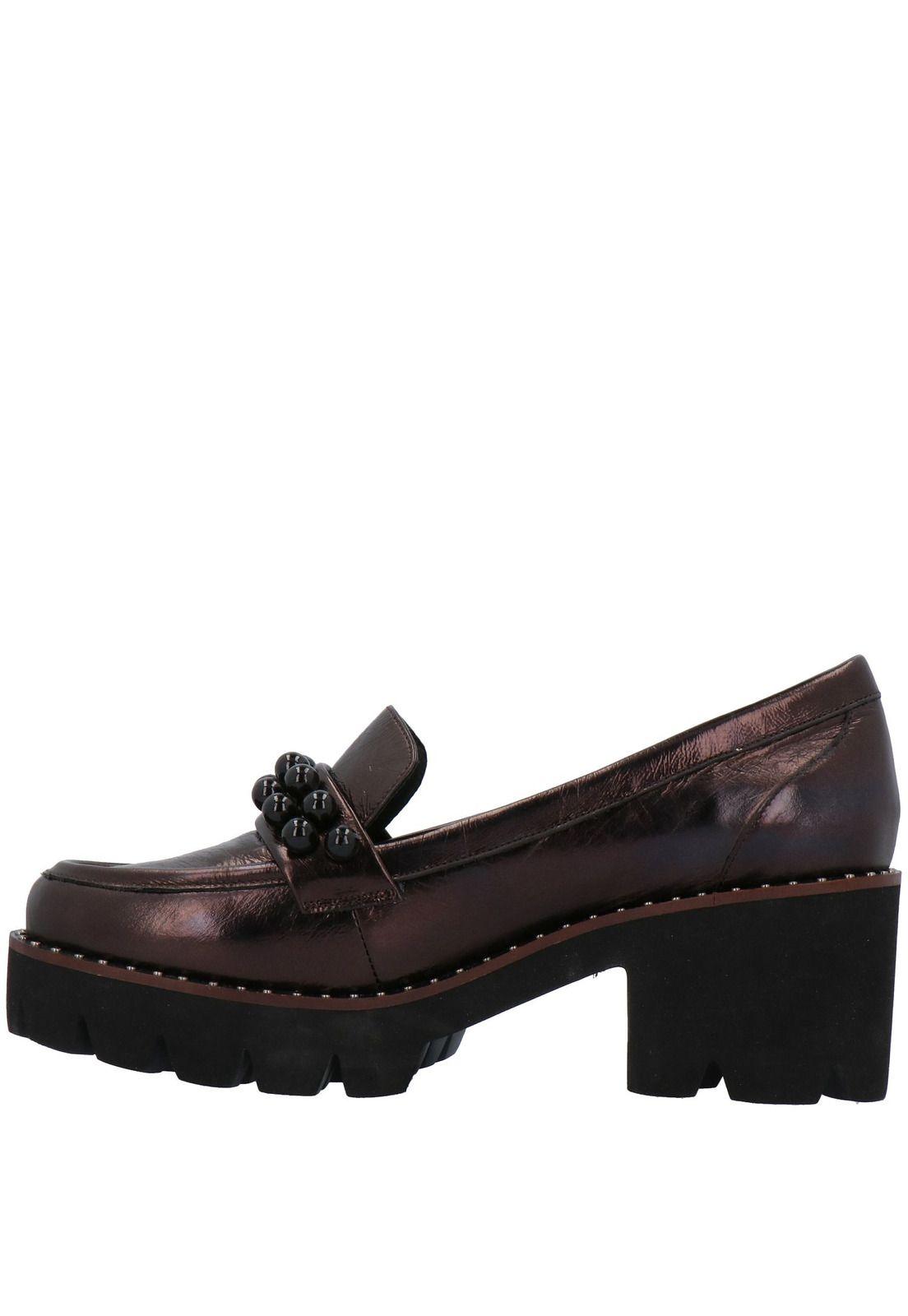 Zapato Mujer Cuero Valtice Gris-4