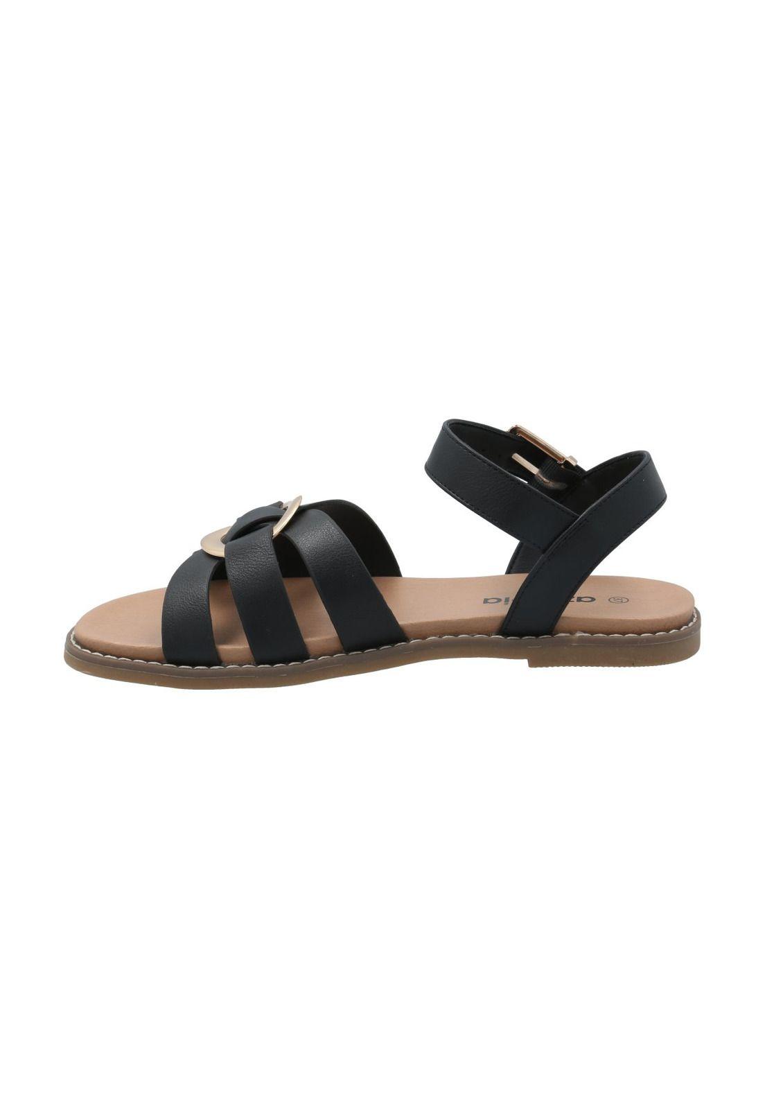 Sandalia Mujer Yona Negro-5