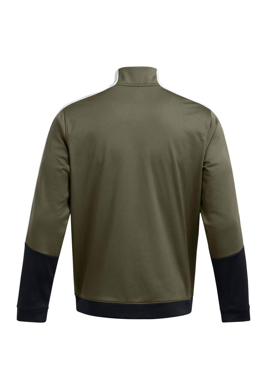 Chaqueta de punto UA para hombre Verde-1