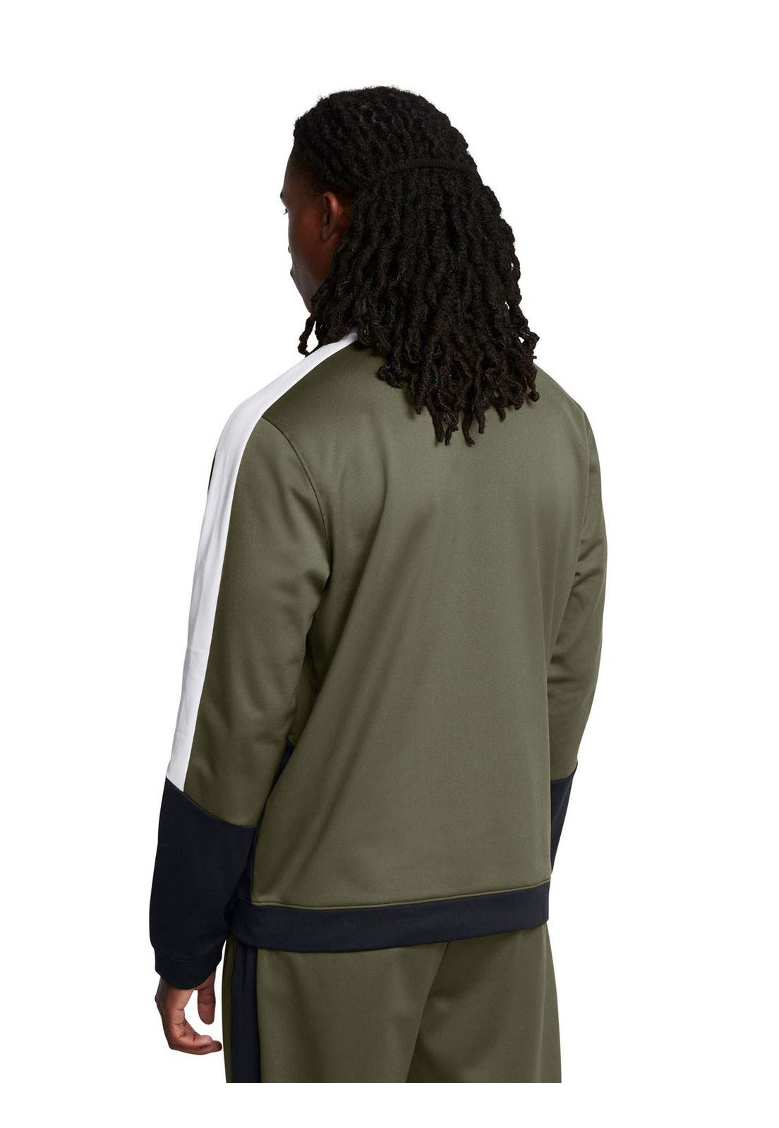 Chaqueta de punto UA para hombre Verde-4