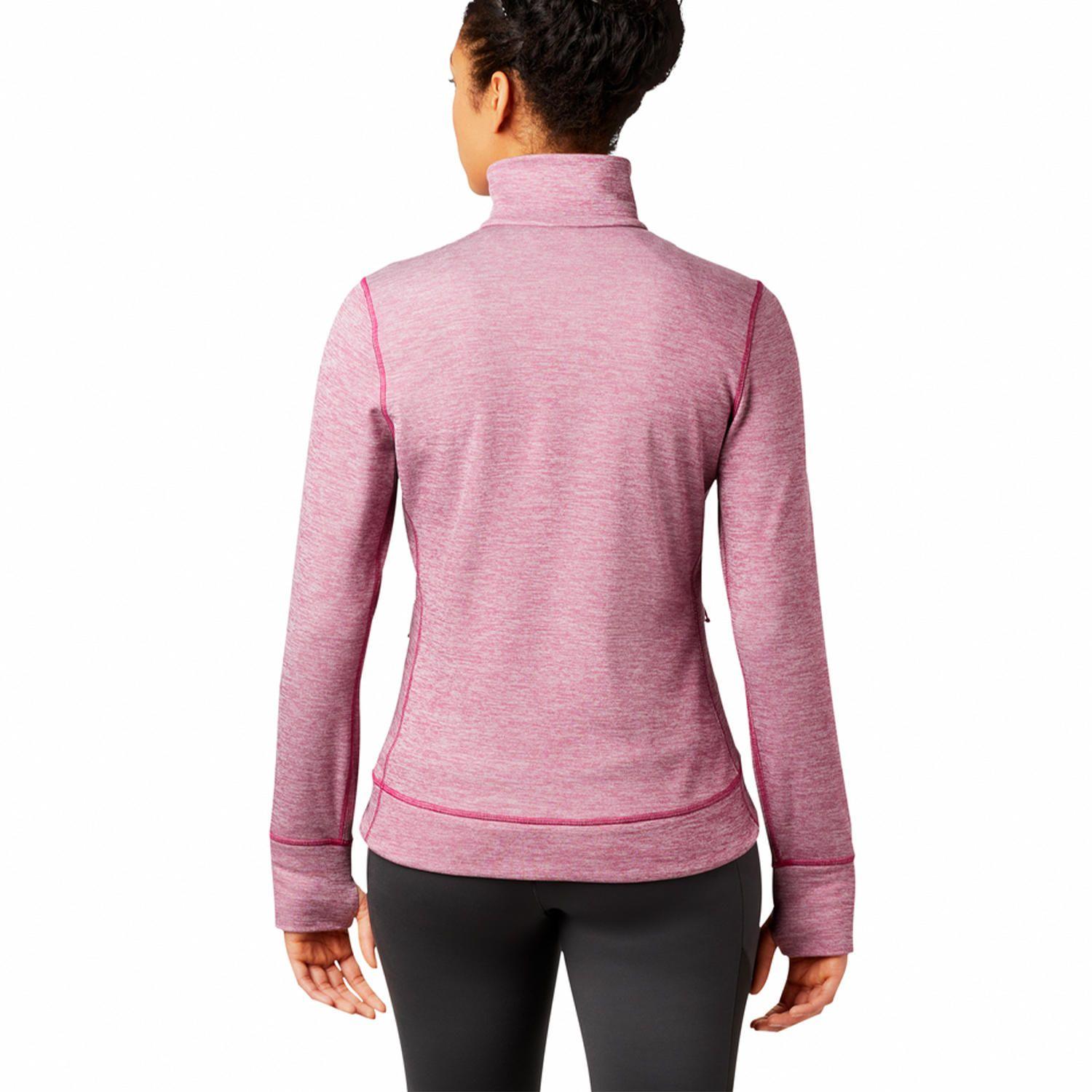 Polerón Mujer Norse Peak Full Zip Lila-2