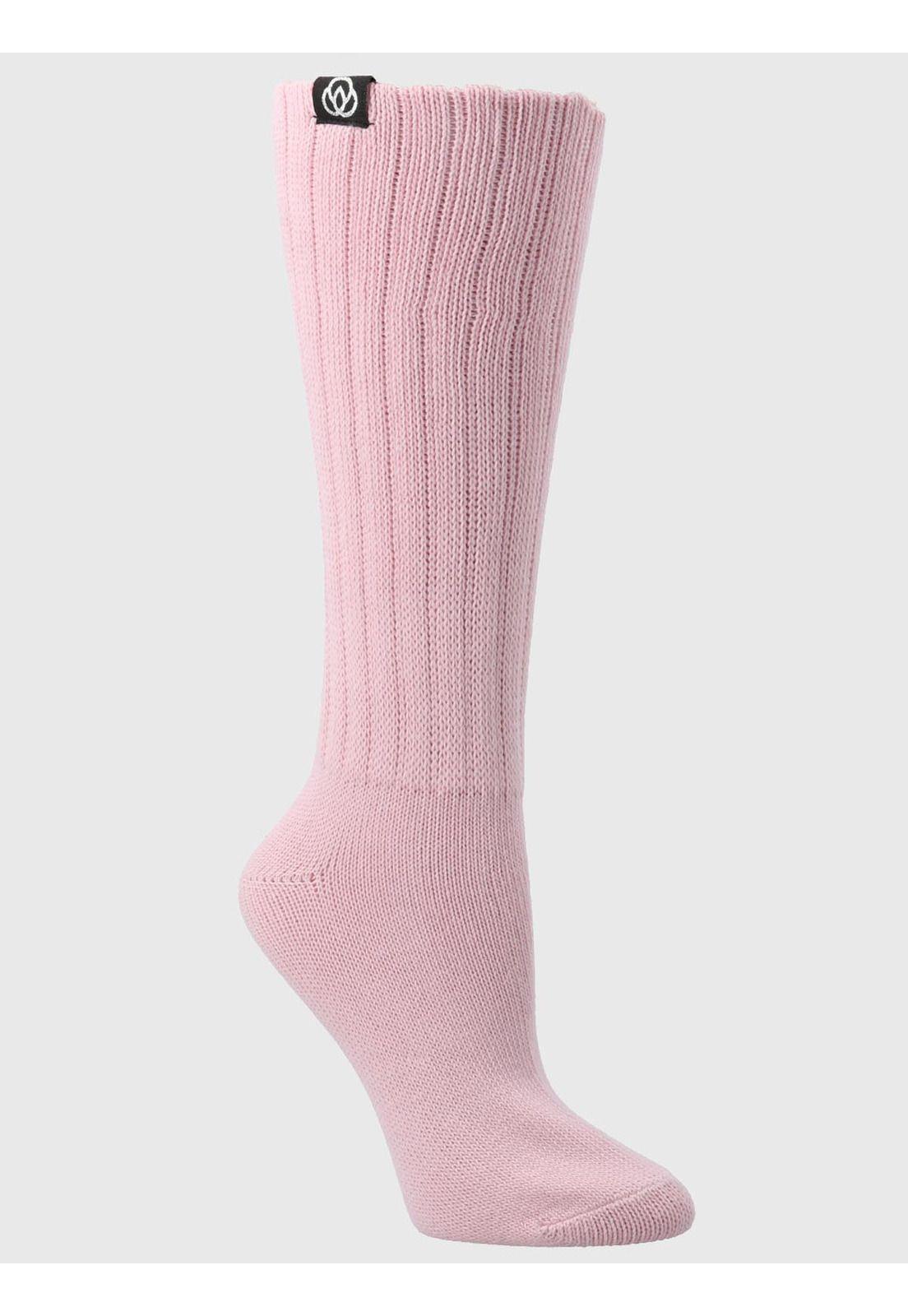 Calcetin Mujer Scrunck Rosado-2