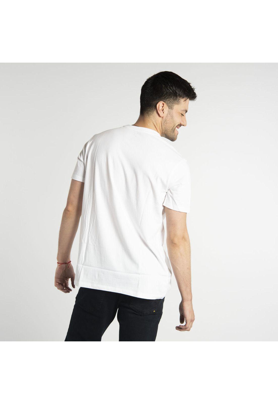 Polera M/C Hombre Fdtn Vnt Peoria Tee Blanco-2