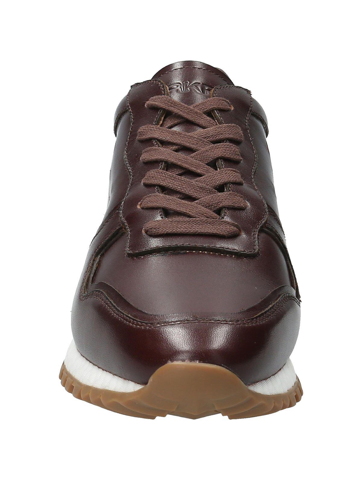 Zapatilla Cuero Hombre Graig Café Oscuro-3