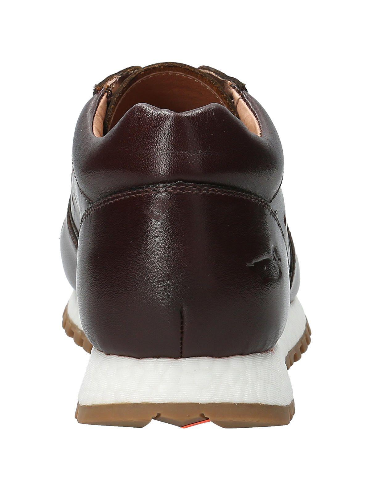 Zapatilla Cuero Hombre Graig Café Oscuro-6