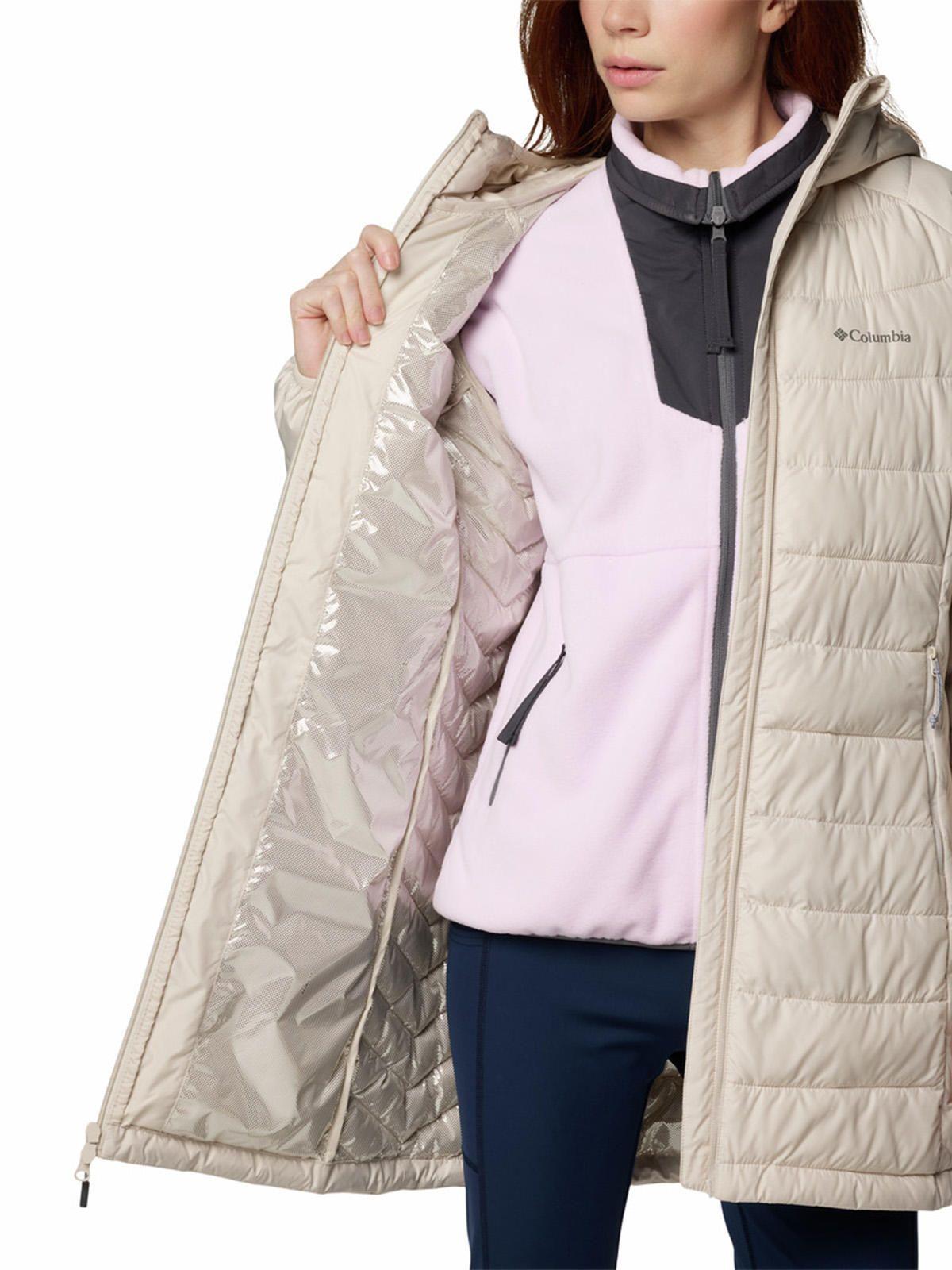 Parka Mujer Powder Lite Ii Mid Gris-4