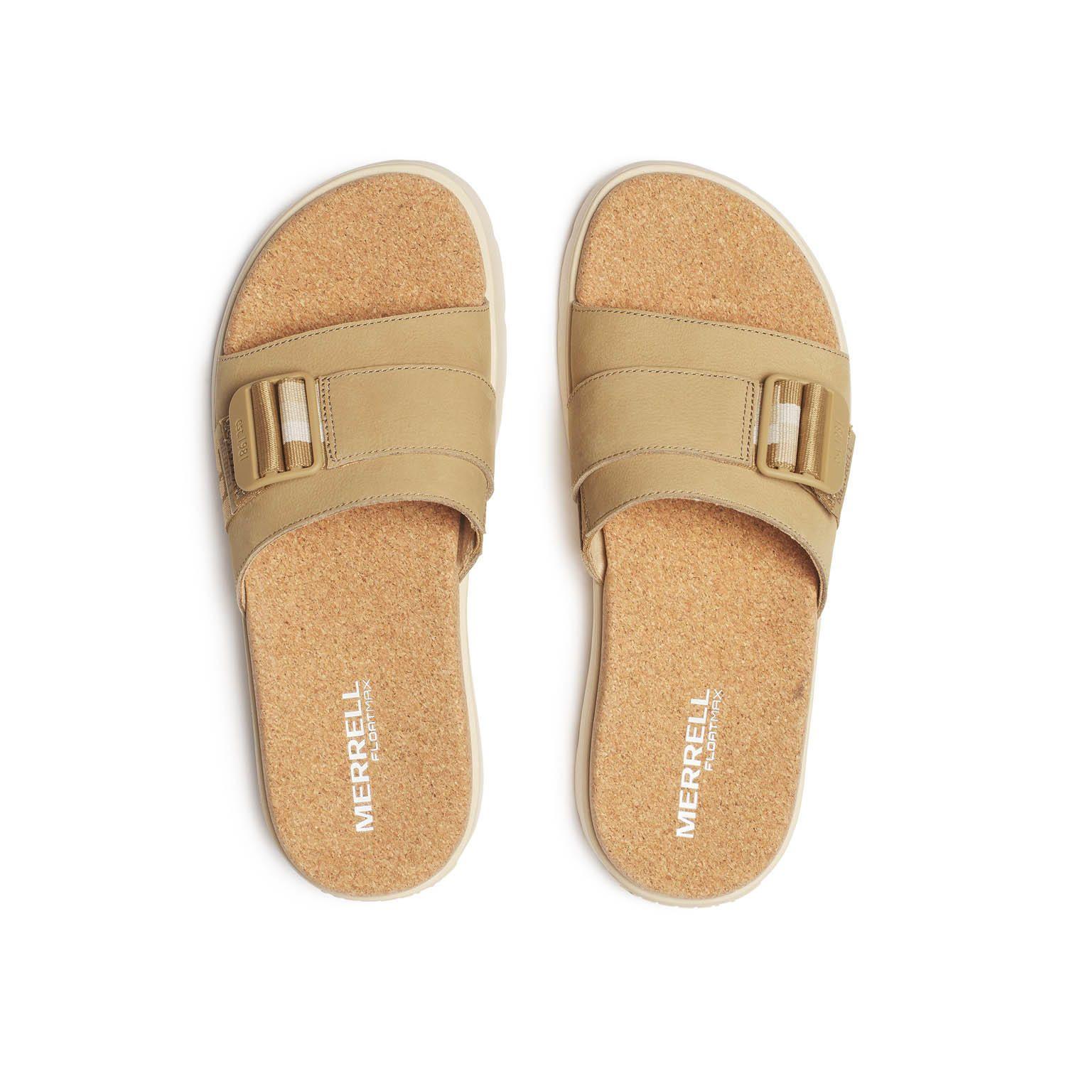 Sandalia Mujer Fleur Slide Beige-3