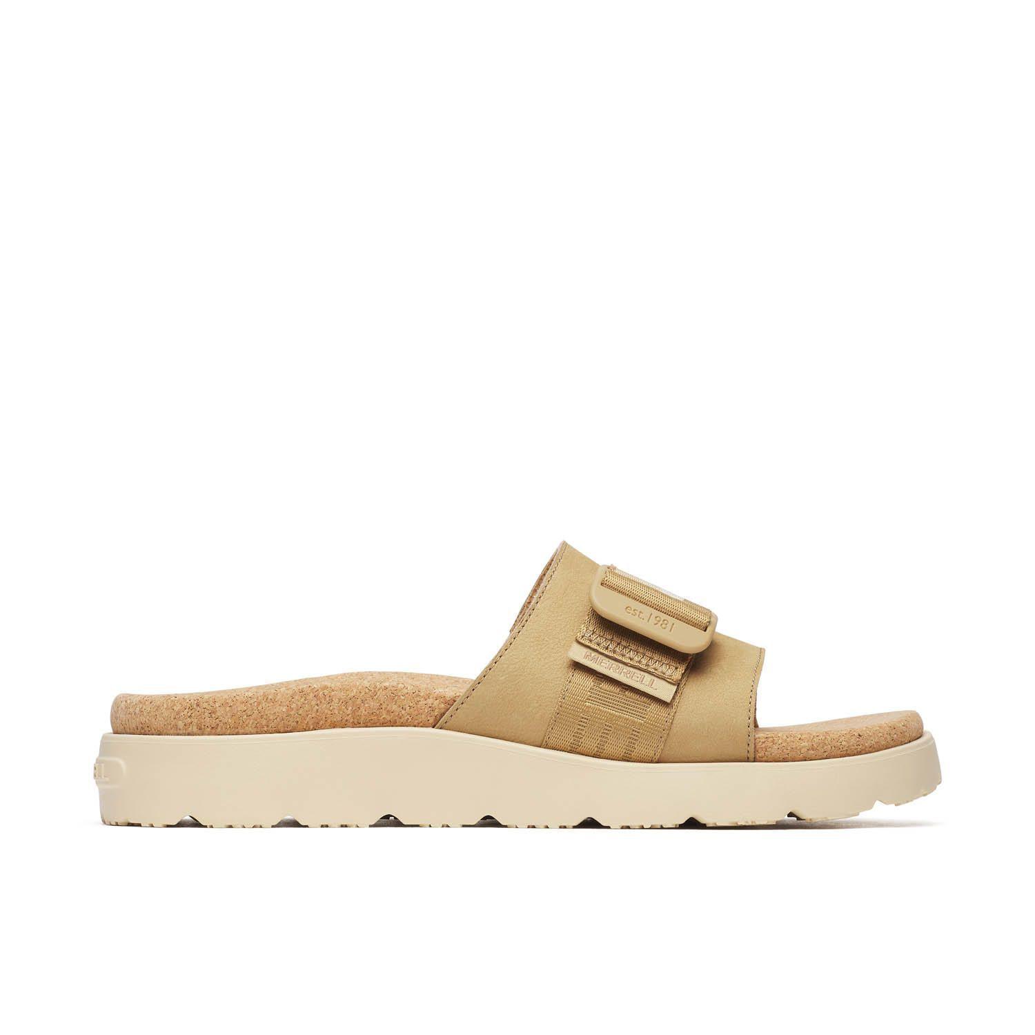 Sandalia Mujer Fleur Slide Beige-0