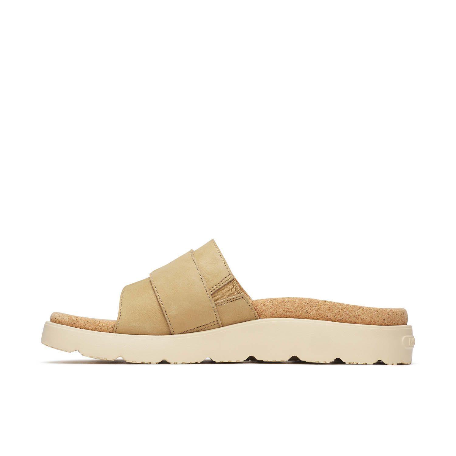 Sandalia Mujer Fleur Slide Beige-1